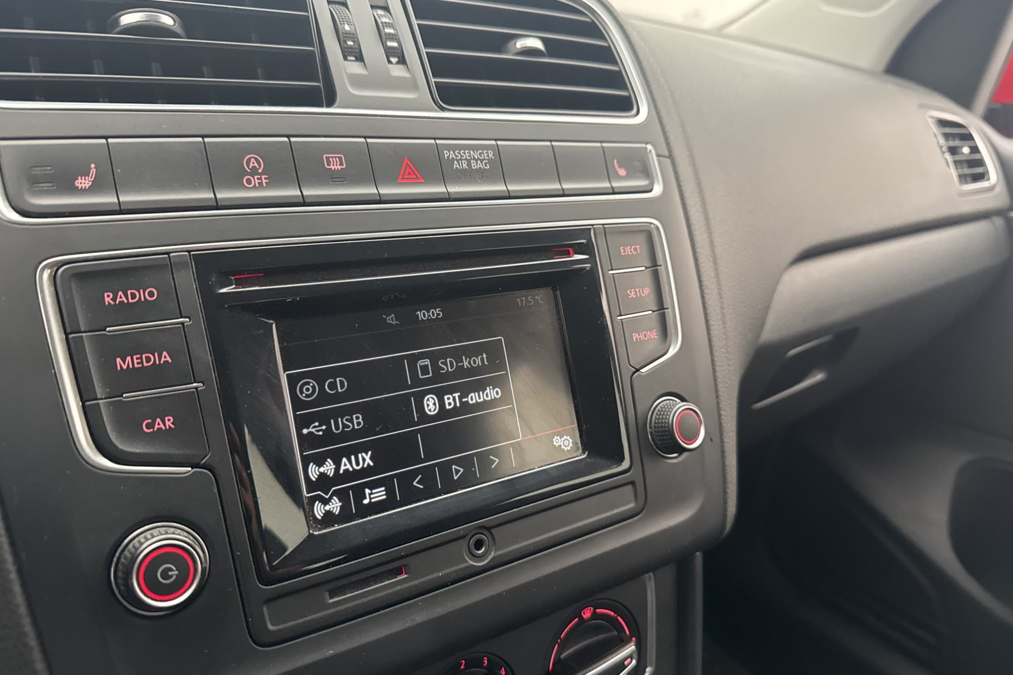 Volkswagen Polo 1.2 TSI 90hk Bluetooth Låg-Skatt 0,47L/mil