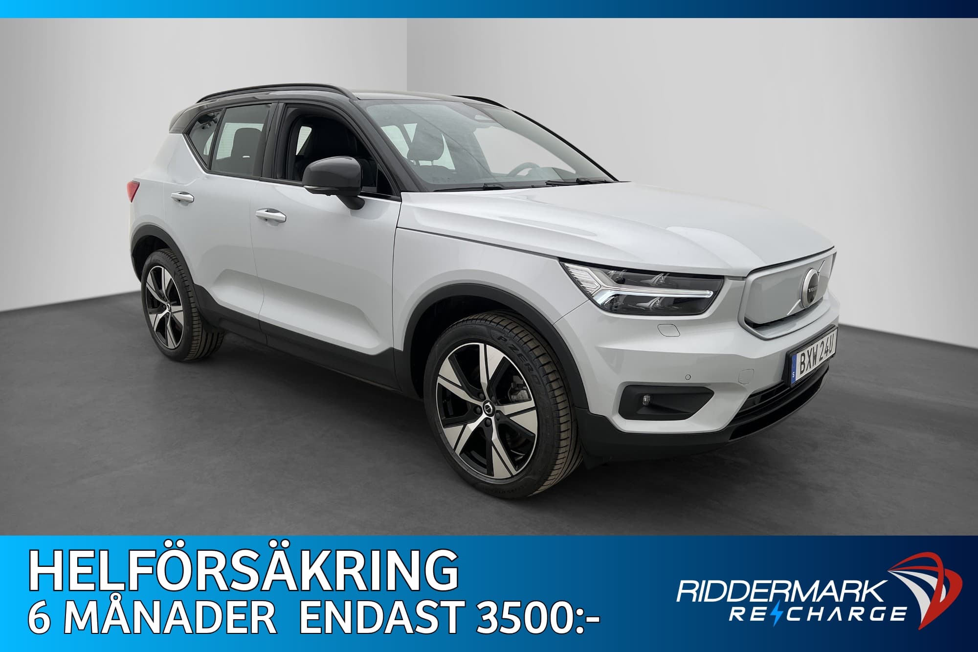 Volvo XC40 P8 AWD Recharge Drag 360° Elstolar Skinn CarPlay