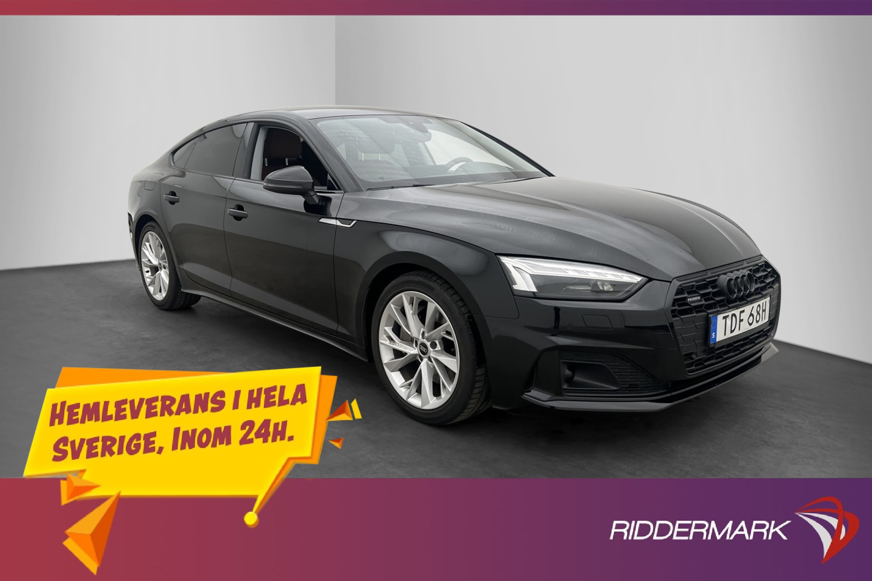 Audi A5 Sportback 45 TFSI Quattro 265hk Kamera Skinn Matrix
