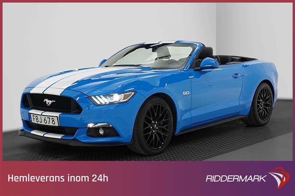 Ford Mustang GT V8 Convertible 418hk