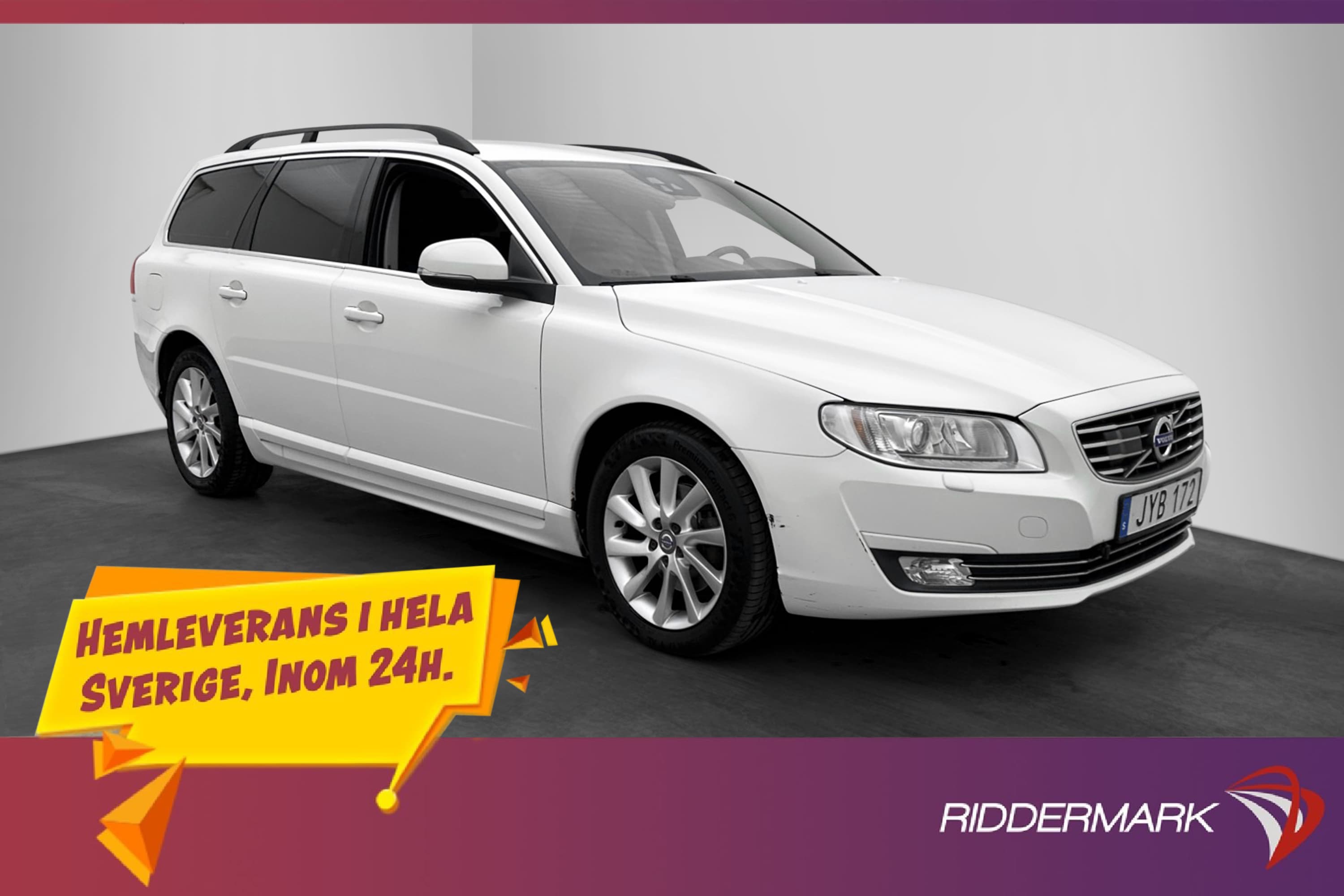 Volvo V70 D4 181hk VOC Värmare Rattvärme Dragkrok