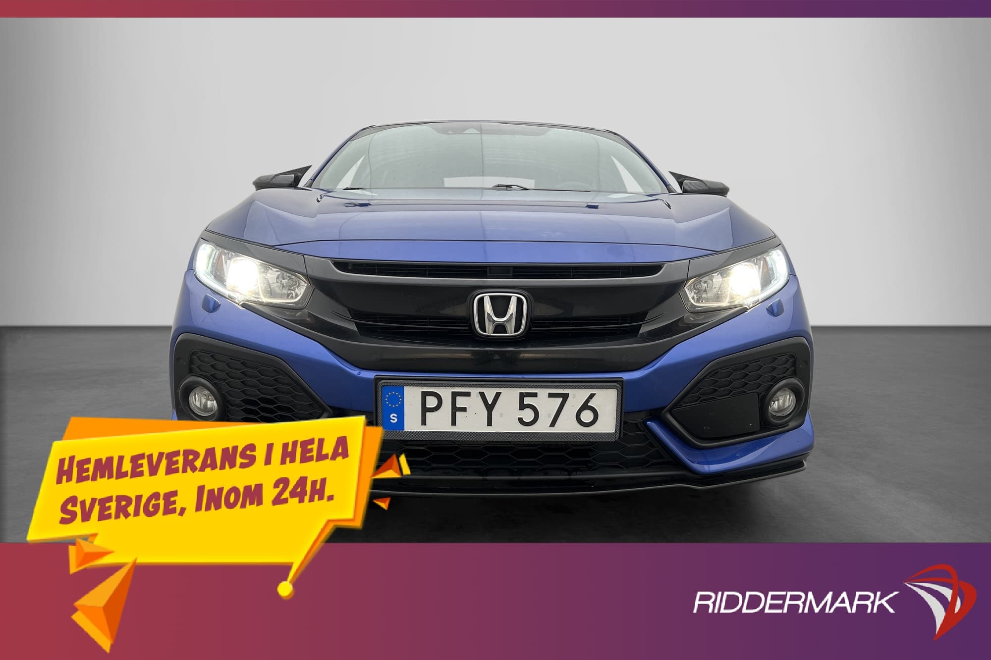 Honda Civic 1.0 CVT 129hk Elegance Backkamera Navi