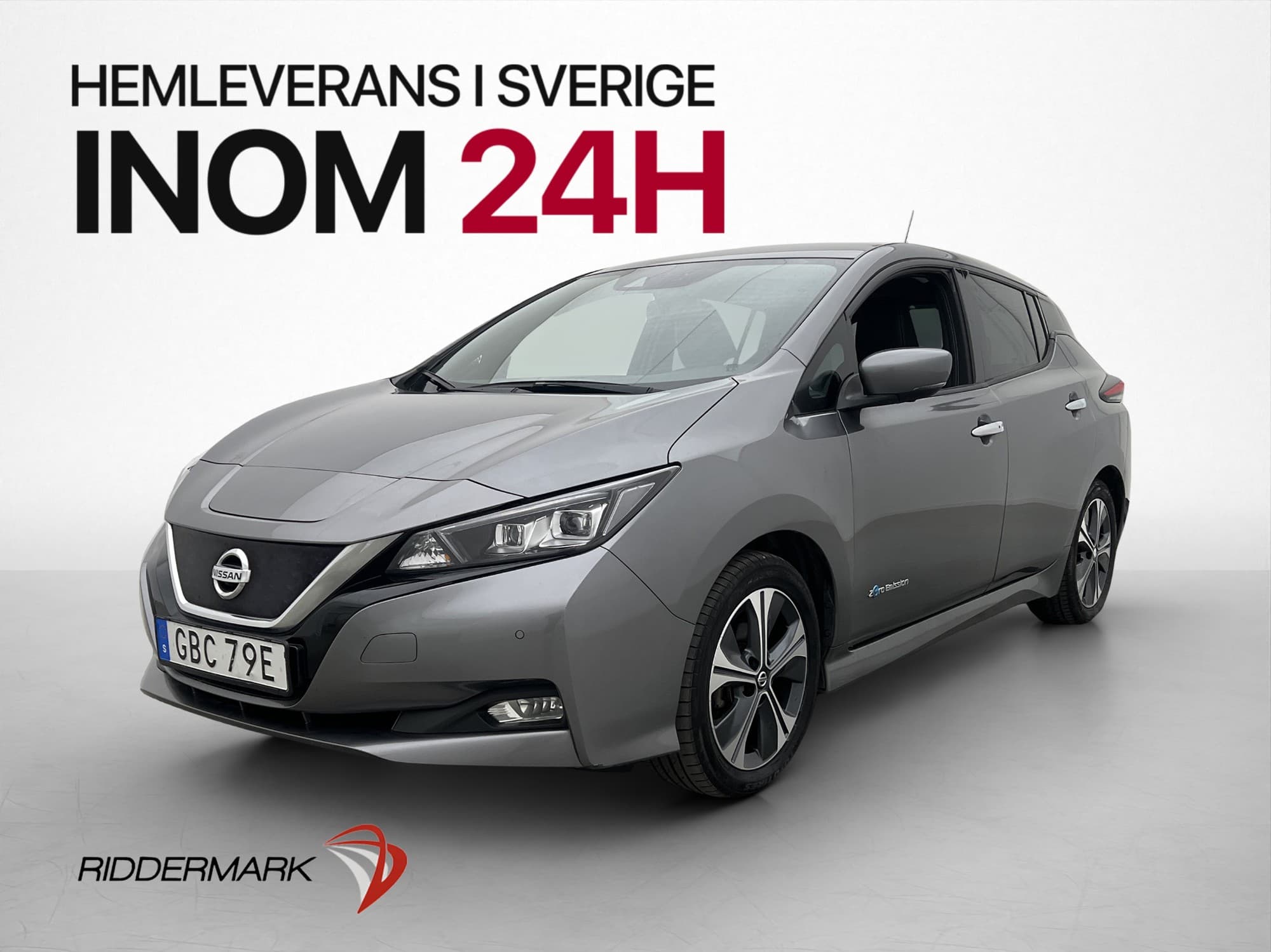 Nissan Leaf 150hk Tekna BOSE 360° Navi Halvskinn Rattvärme