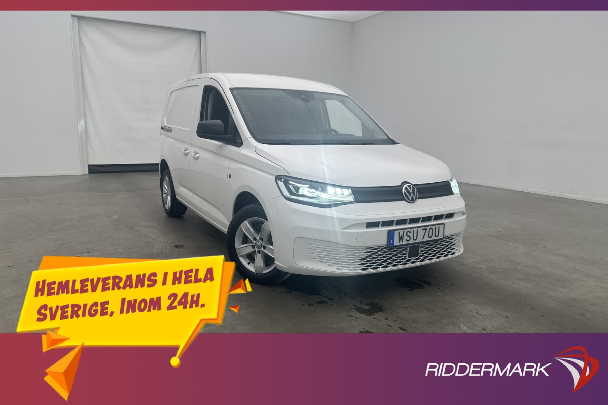 Volkswagen Caddy Cargo 4M Värmare LED CARPLAY B-Kamera Moms