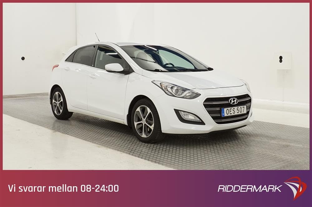 Hyundai i30 1.6 D 136hk Drag Rattvärme Nyservad 0.39l/milexteriör