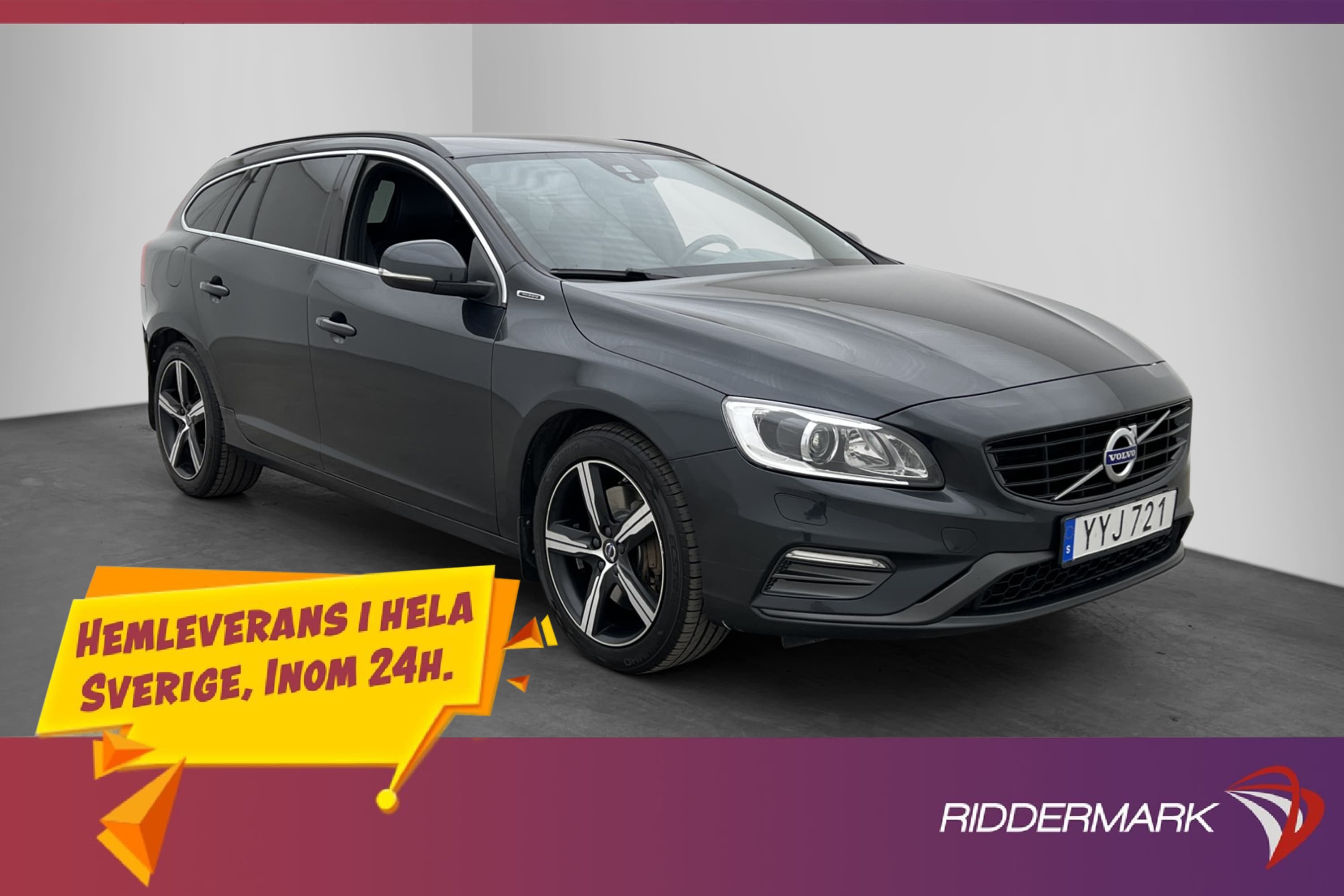 Volvo V60 D5 Plug-in AWD R-Design VOC Värmare Drag