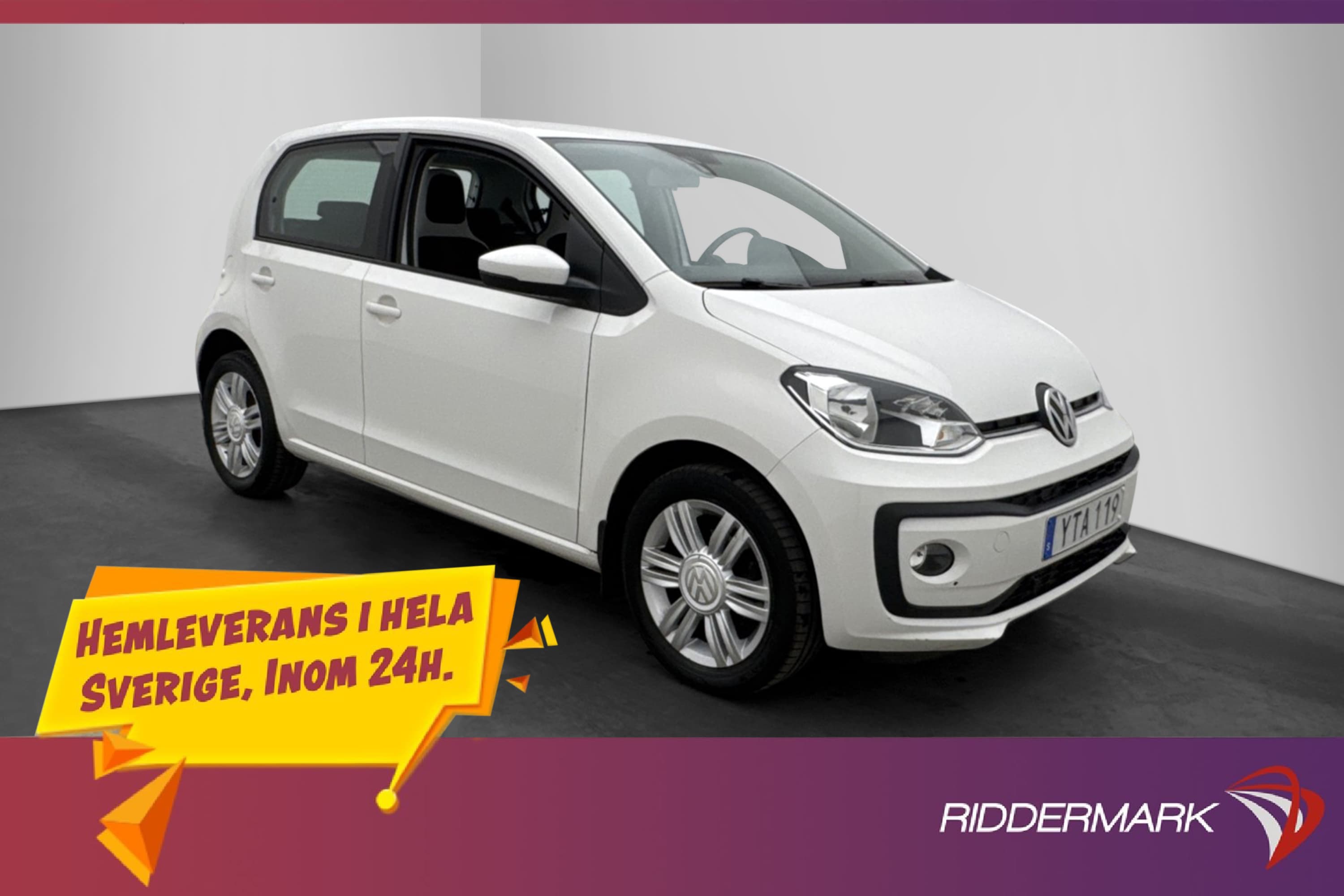 Volkswagen up! 5-dr 68hk high up! Värmare Sensorer Bluetooht