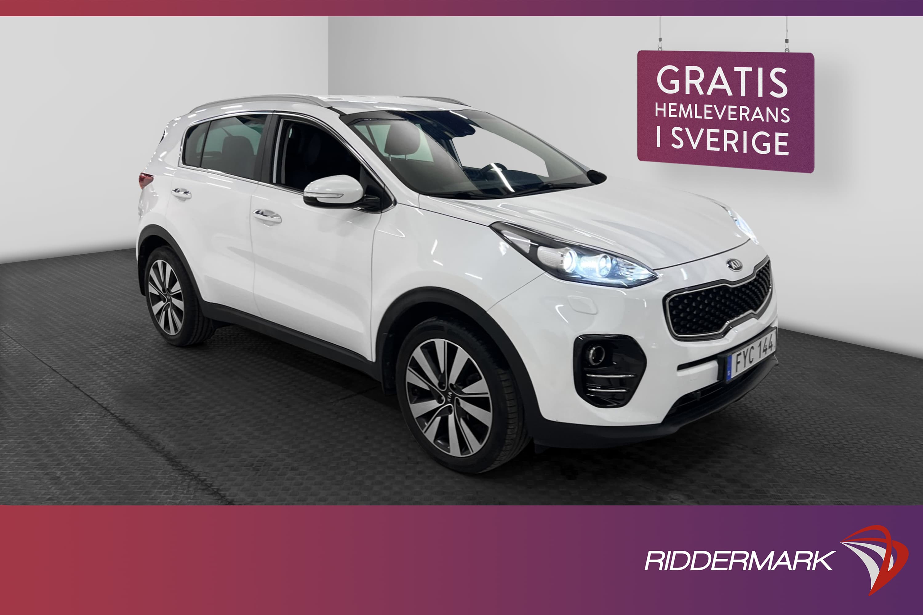 Kia Sportage 1.7 CRDi 115hk Kamera Välservad Värmare Navi