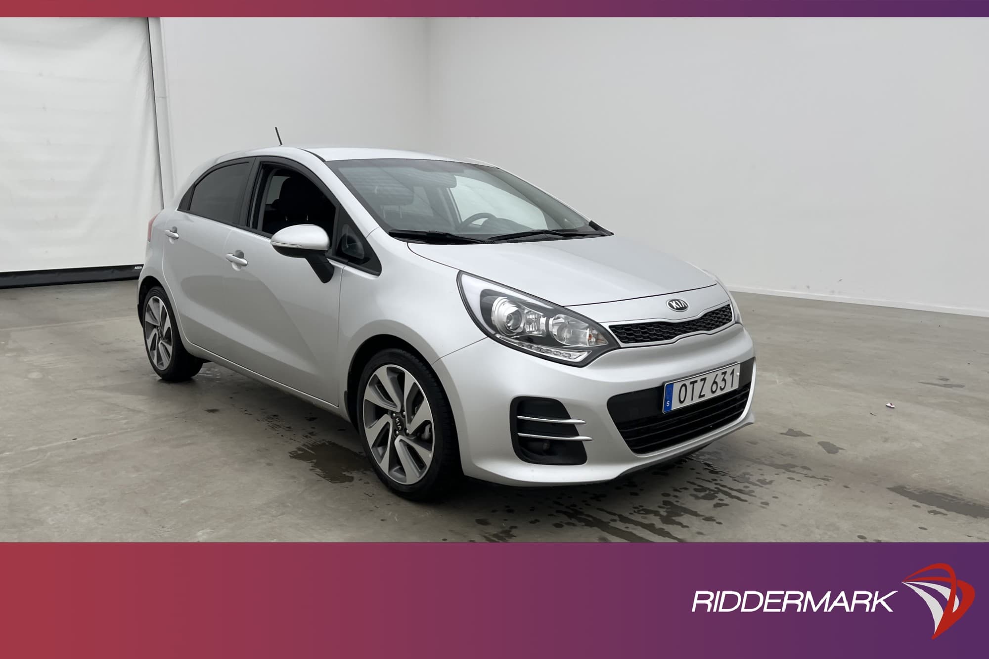 Kia Rio 1.2 CVVT 84hk En Brukare B-Kamera Navi Rattvärme