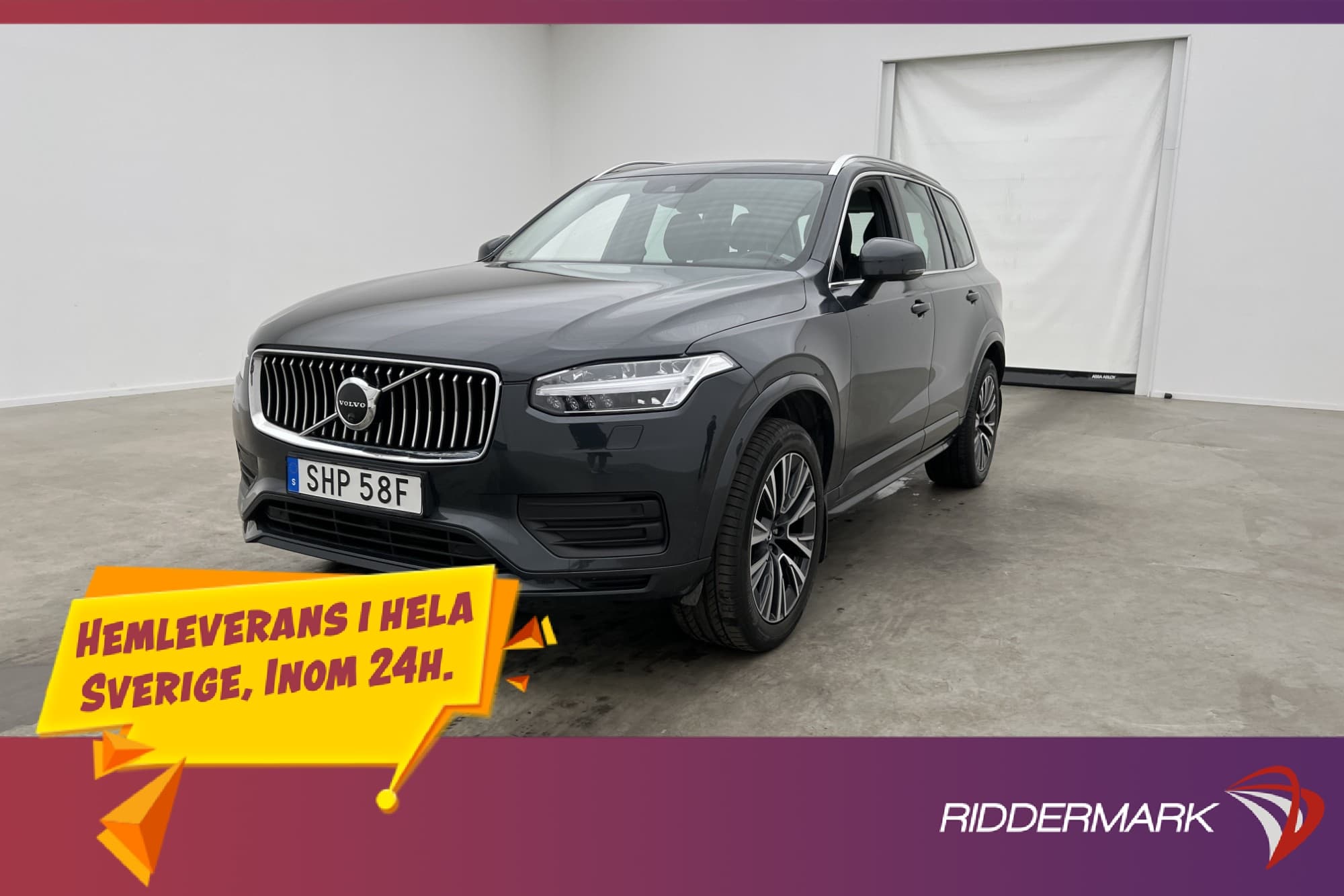 Volvo XC90 B5 AWD VOC 360° Kamera Navi Skinn BLIS Dragkrok
