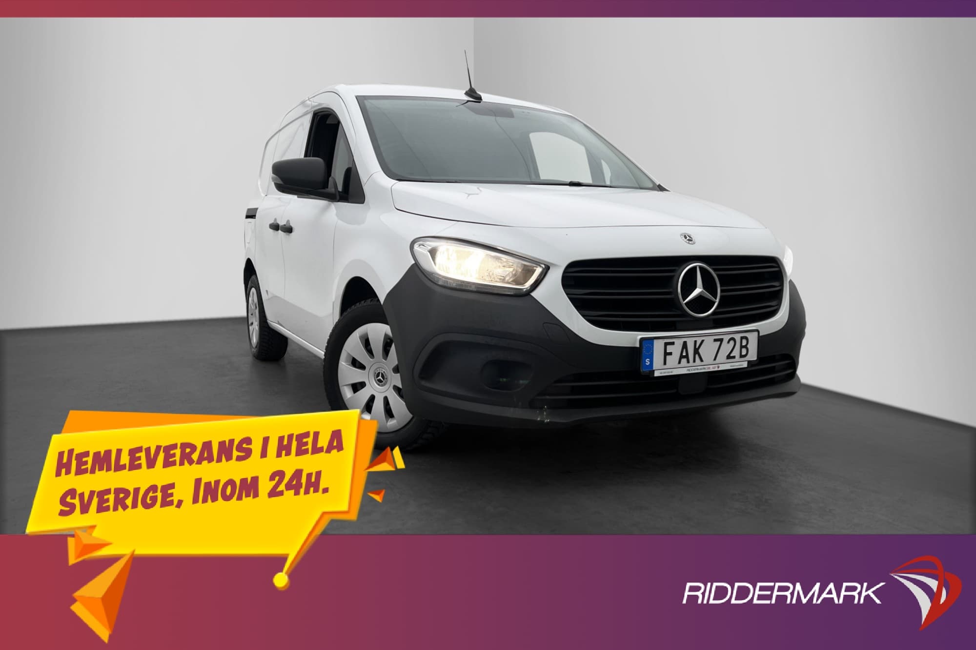 Mercedes-Benz Citan 110CDI Dragkrok Kamera Farthållare MOMS