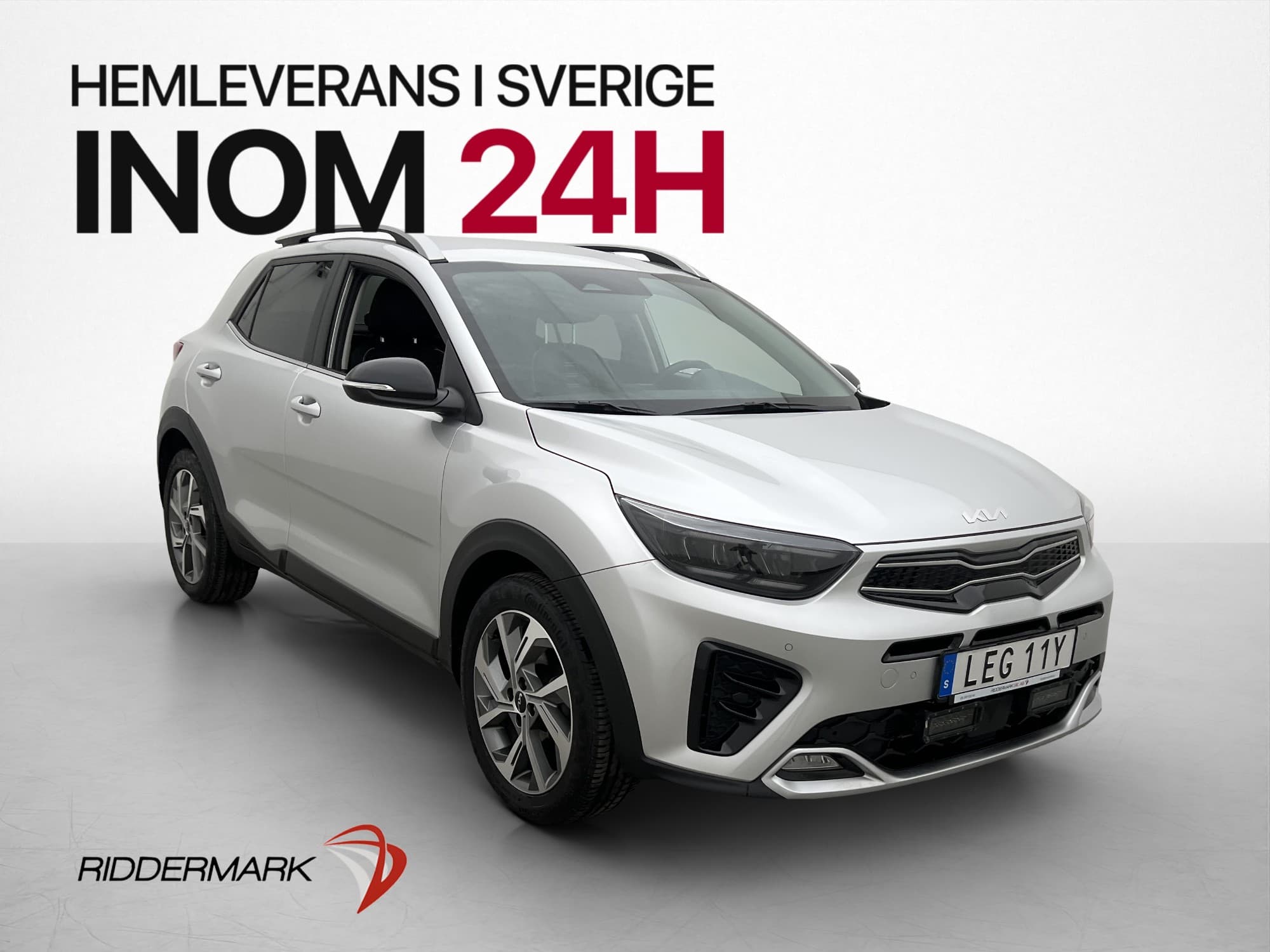 Kia Stonic 1.0 T-GDI 120hk GT-Line Kamera M-Värm Drag Navi