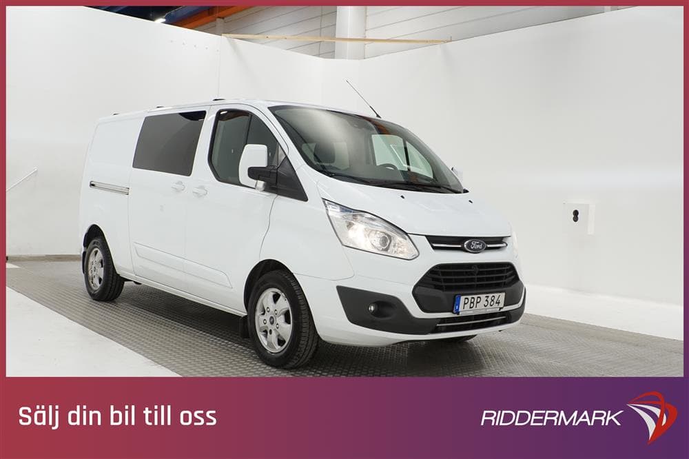 Ford Transit Custom Crew Van 2.0  Aut Limited  Värmare Moms
