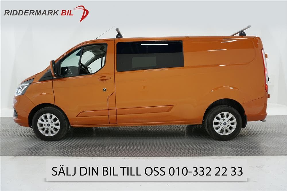 Ford Transit Custom CrewVan 2.0Tdci 170hk Eu6 Värmare 6sits