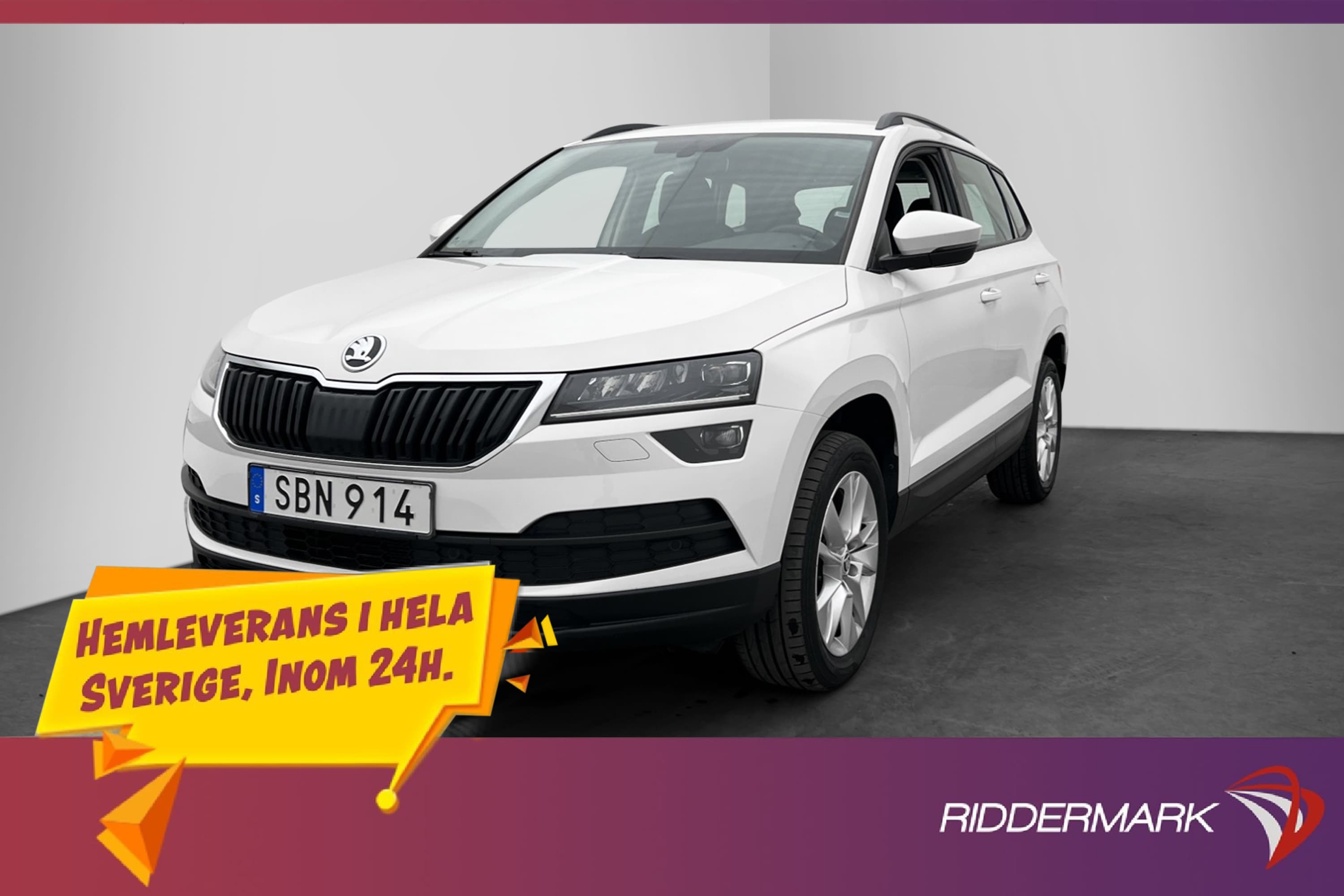 Skoda Karoq 1.0 TSI 115hk Värmare  CarPlay Kamera Dragkrok