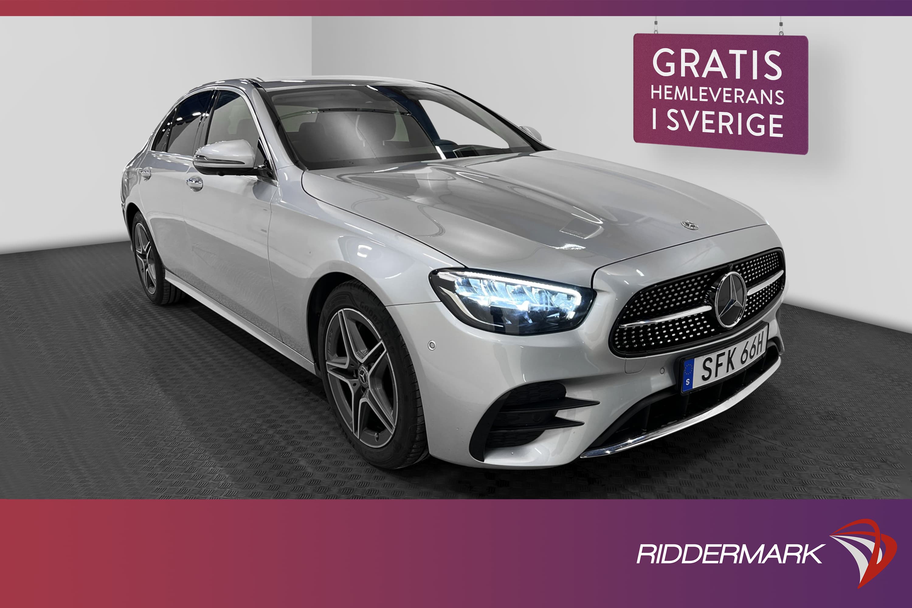 Mercedes-Benz E 220 d 200hk AMG Widescreen Skinn Navi 360°