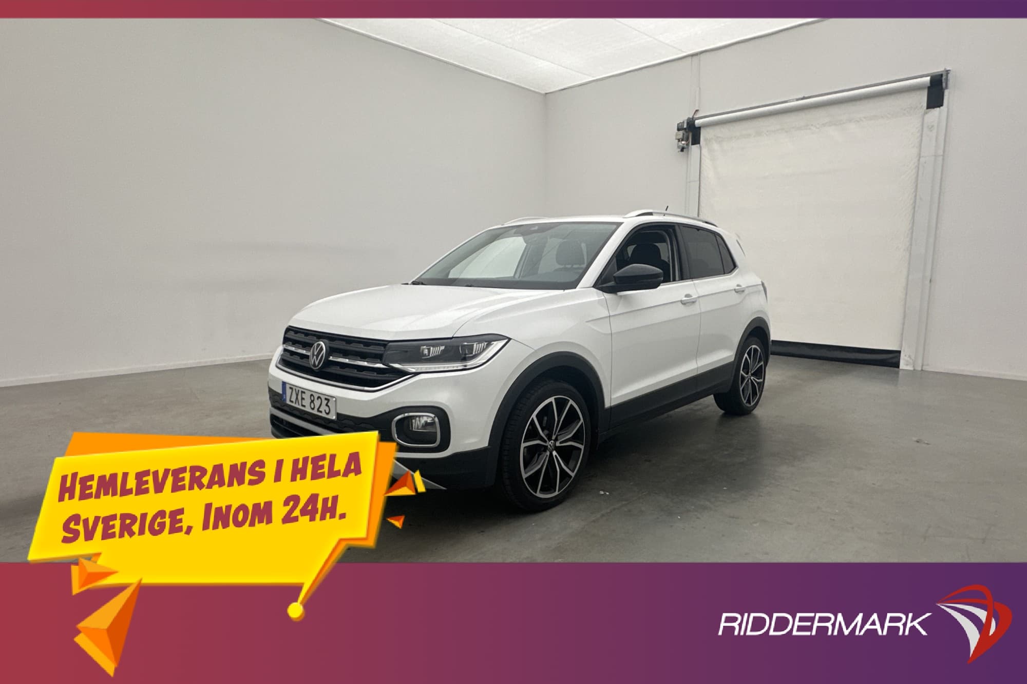 Volkswagen T-Cross 1.0 TSI GT CarPlay Sensorer Döda Vinkel