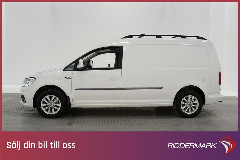 Volkswagen Caddy Maxi 2.0TDI Automat Dragkrok Värmare Moms
