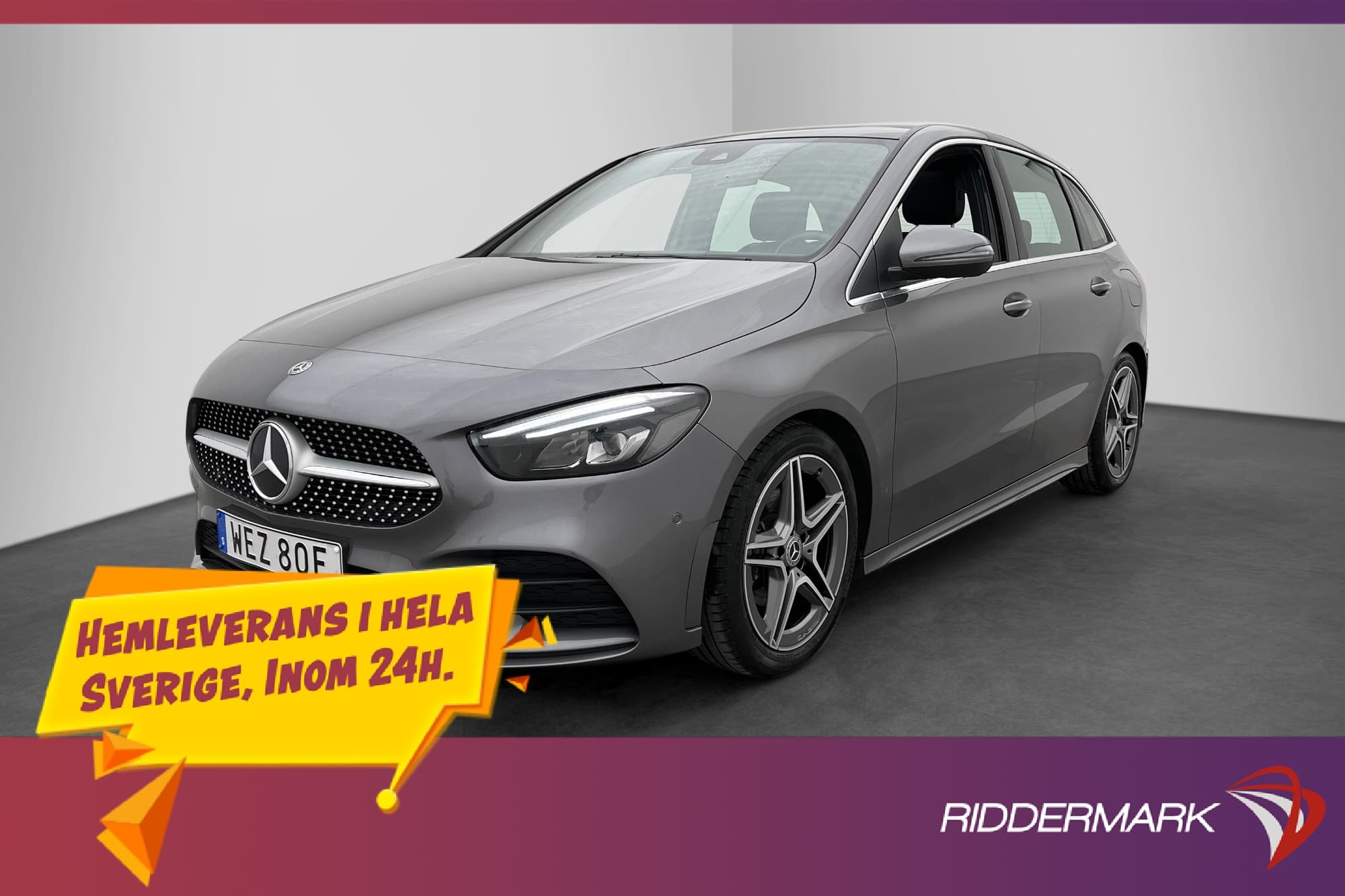 Mercedes-Benz B 180 136hk AMG Line Panorama Drag Kamera Navi