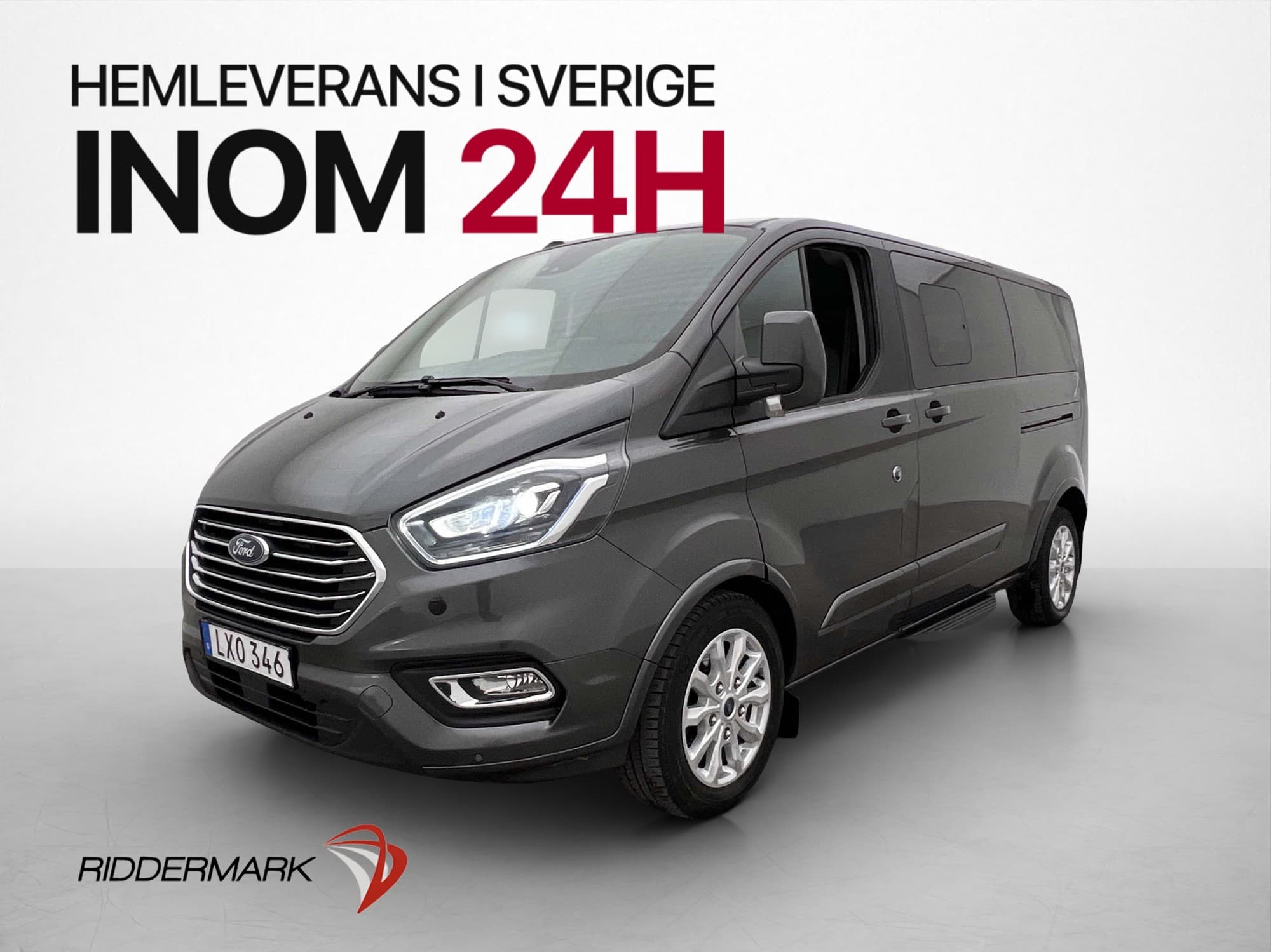 Ford Tourneo Titanium Lång Värmare Dragkrok B-Kamera MOMS