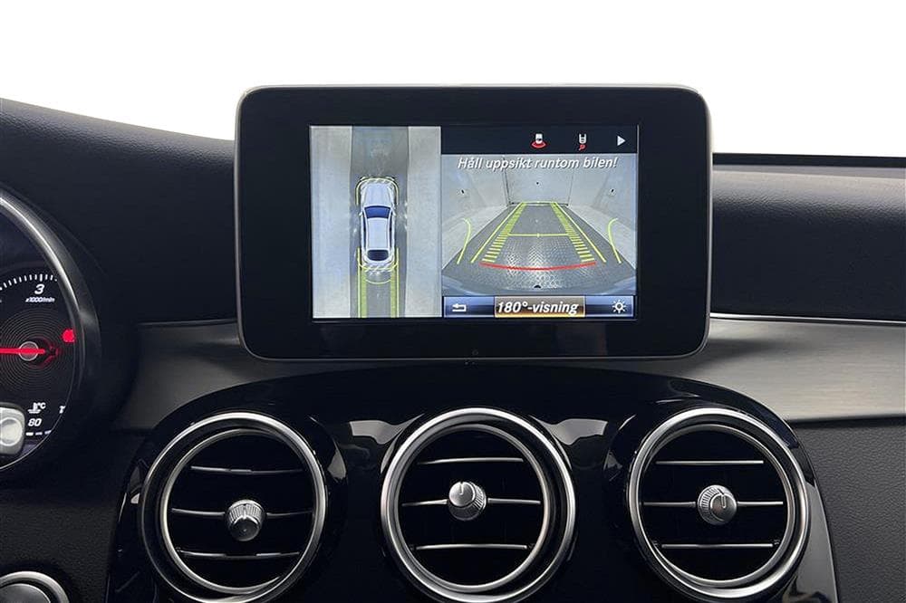 Mercedes GLC 220 d 4M Coupé AMG D-Värm Drag Burmester 360° interiör