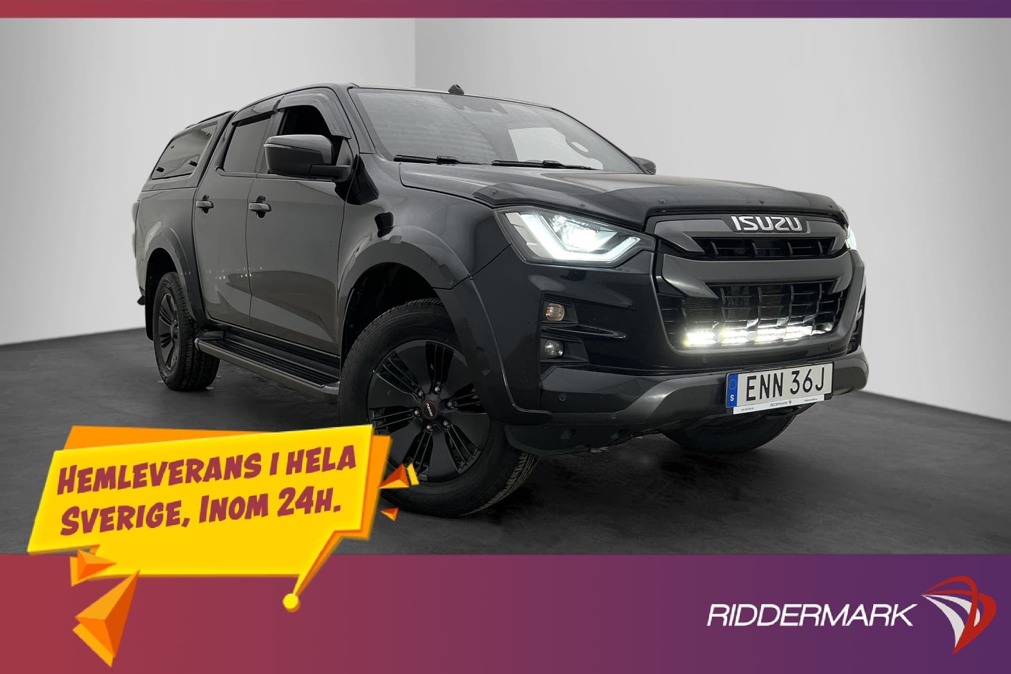 Isuzu D-Max XRX 1.9 4WD Värm Diff B-Kamera Drag Skinn Moms