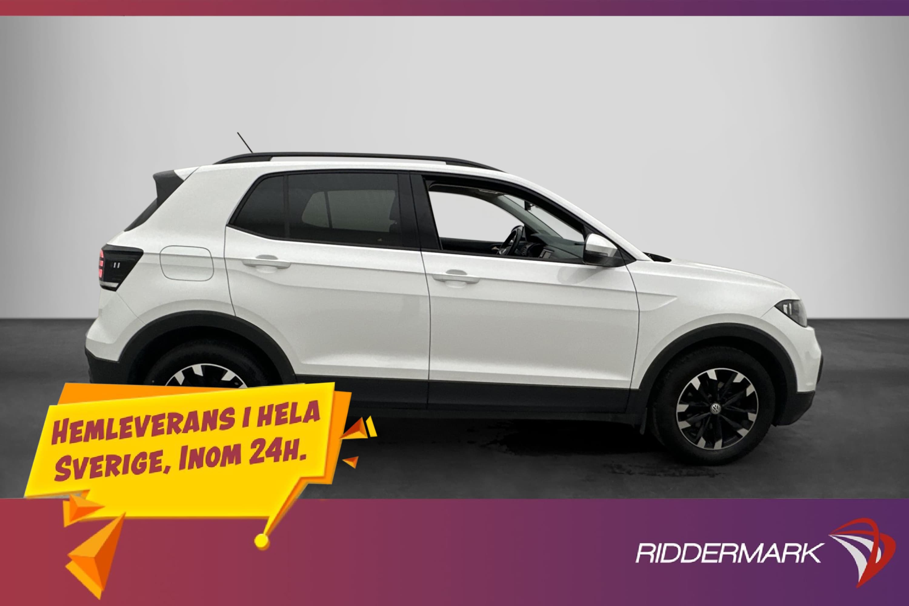 Volkswagen T-Cross 1.0 TSI 95hk Döda-vinkel varnare 2Brukare