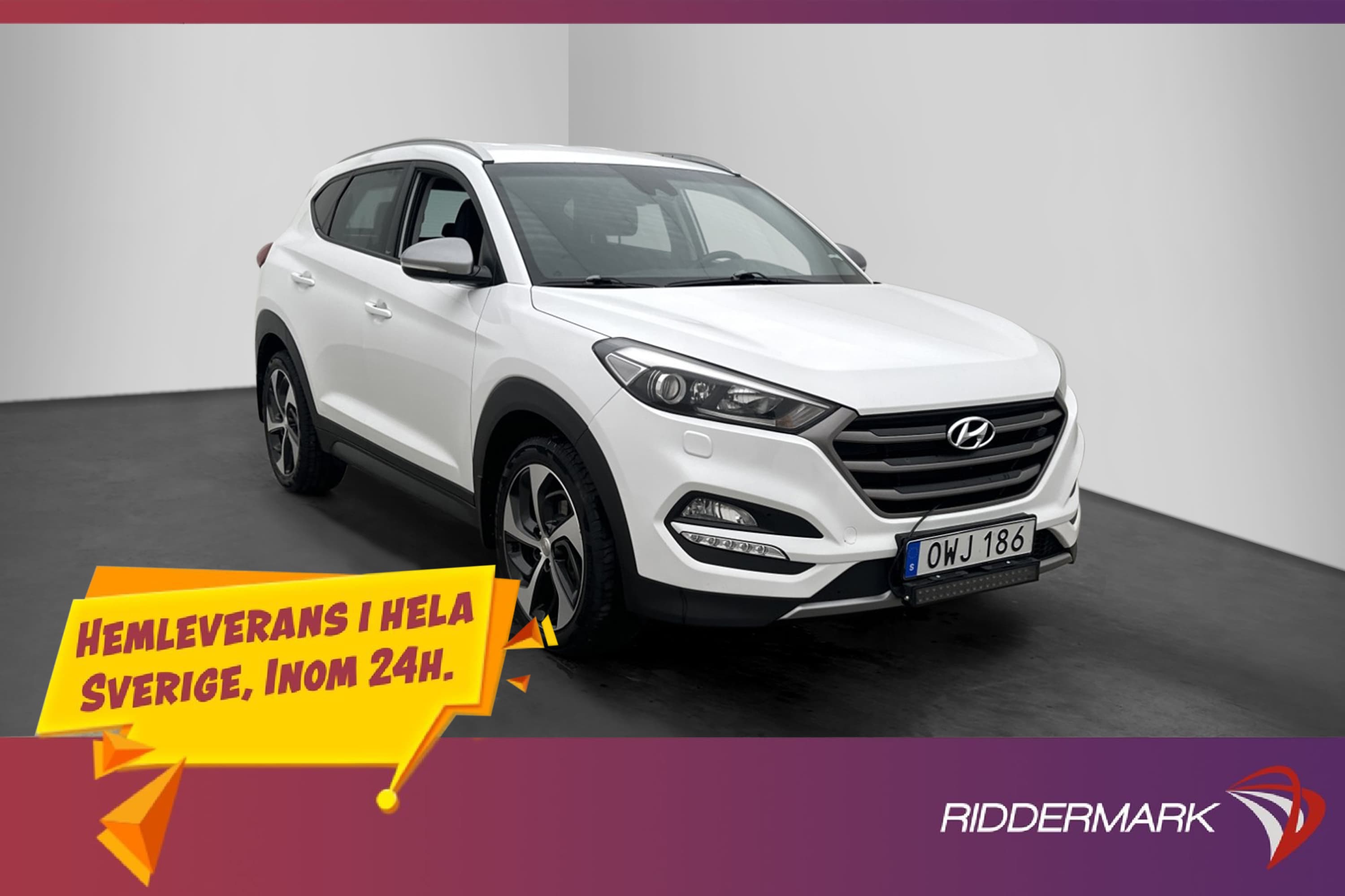 Hyundai Tucson CRDi 4WD 185hk Premium Kamera Navi Drag