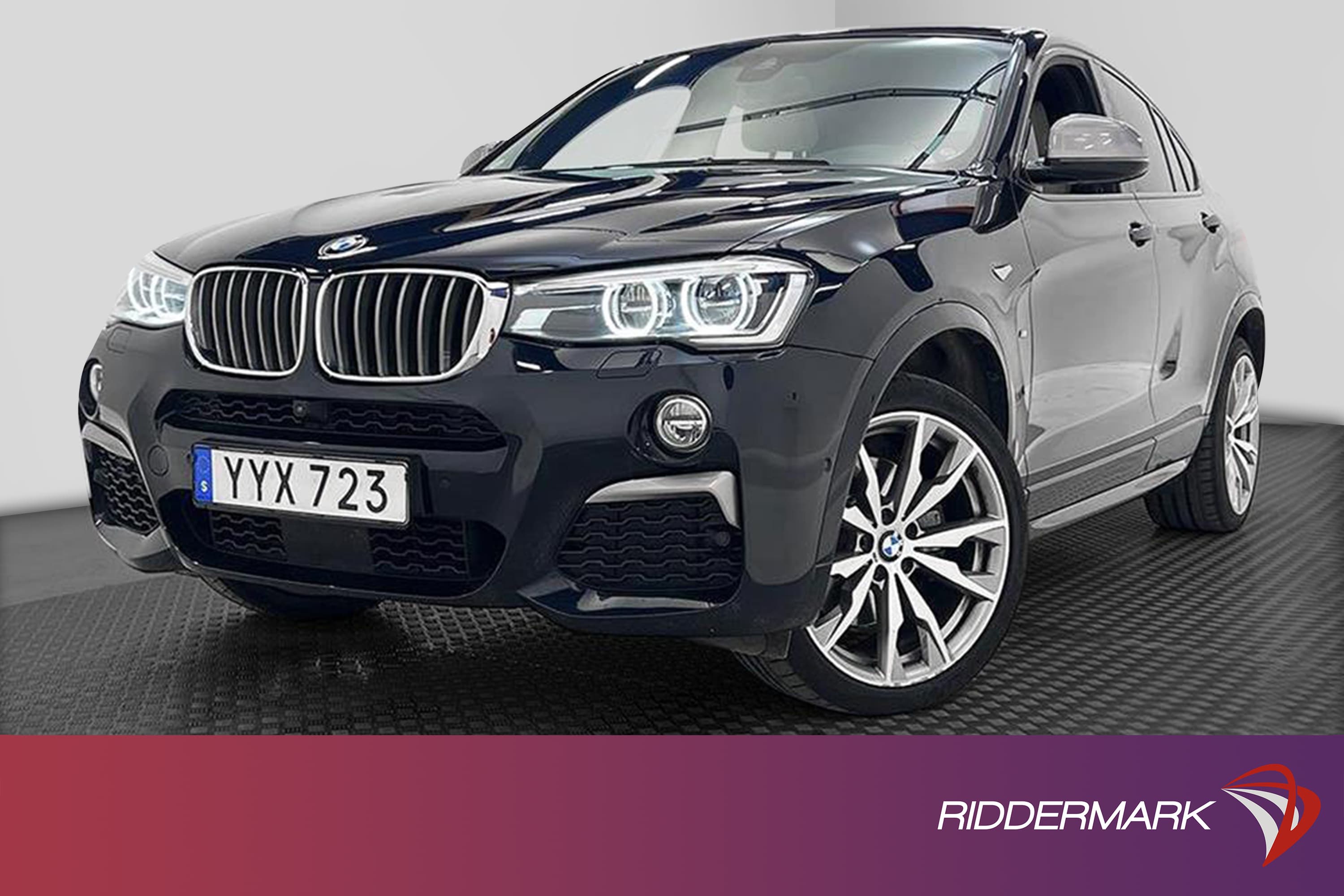 BMW X4 M40i 360hk M-Sport T-lucka 360° H/K HUD Navi Dragexteriör
