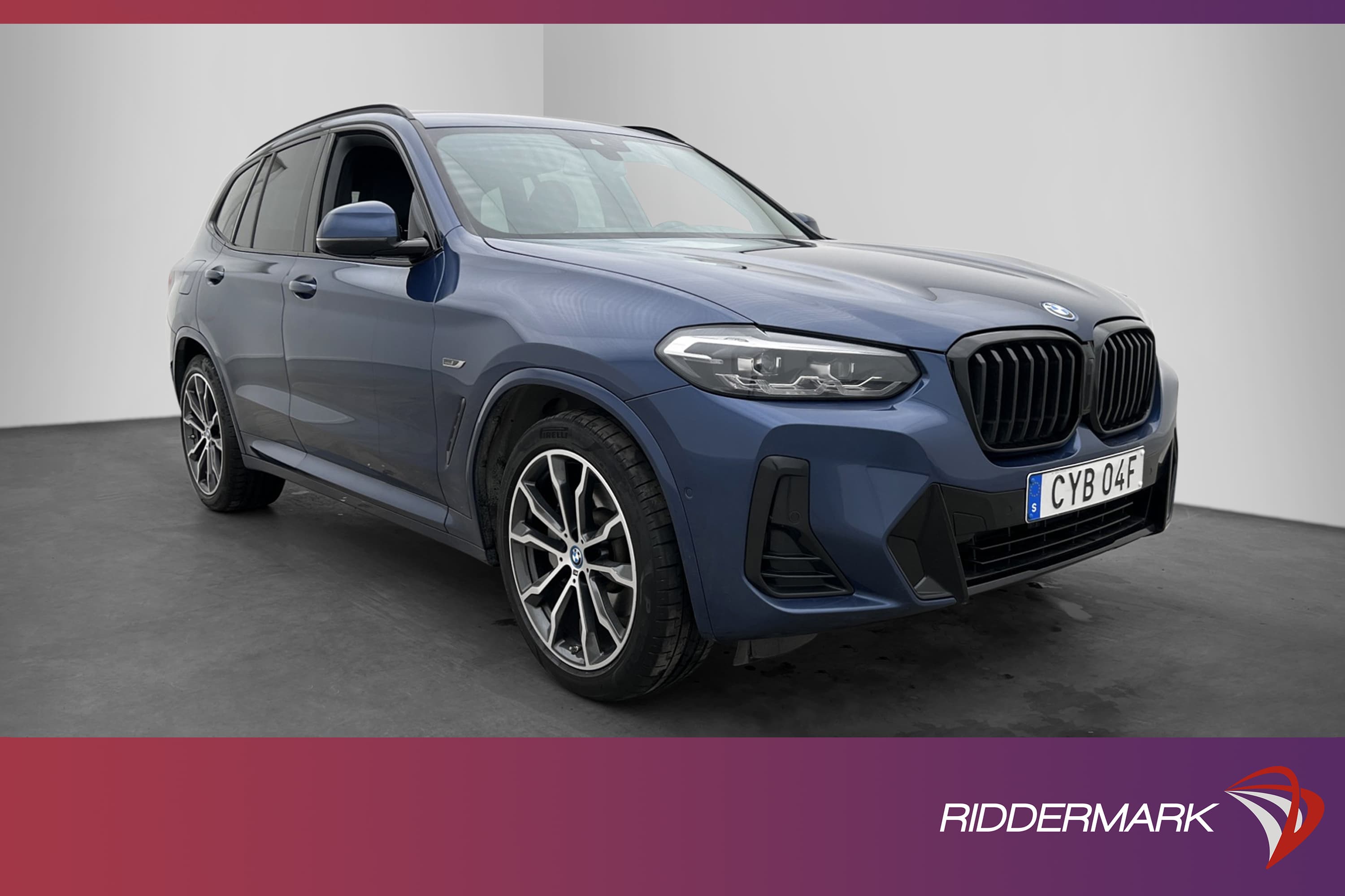 BMW X3 xDrive30e 292hk M Sport Värmare Kamera MOMS Skinn