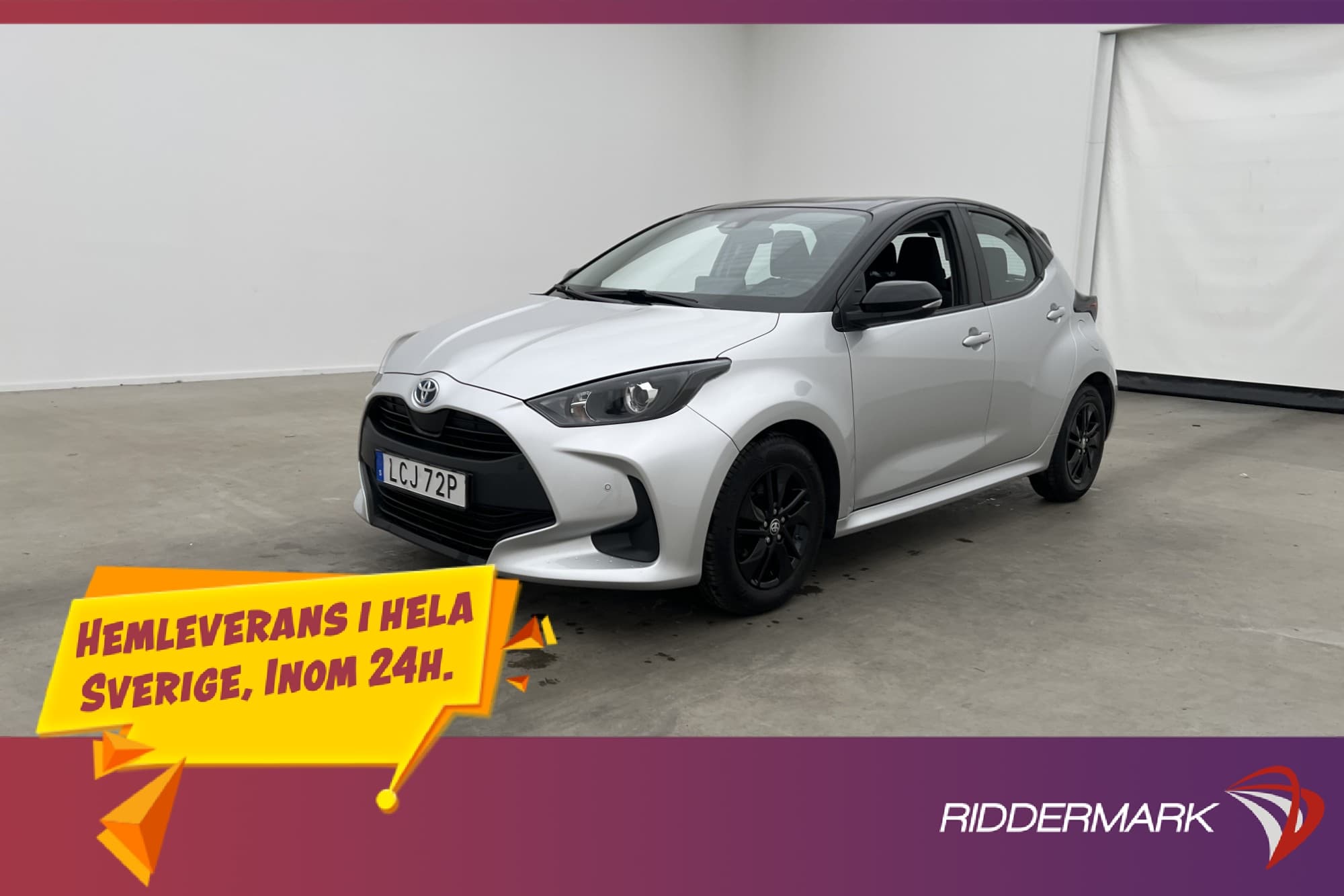 Toyota Yaris Hybrid CVT 116hk Kamera Adaptiv-Fart Bluetooth