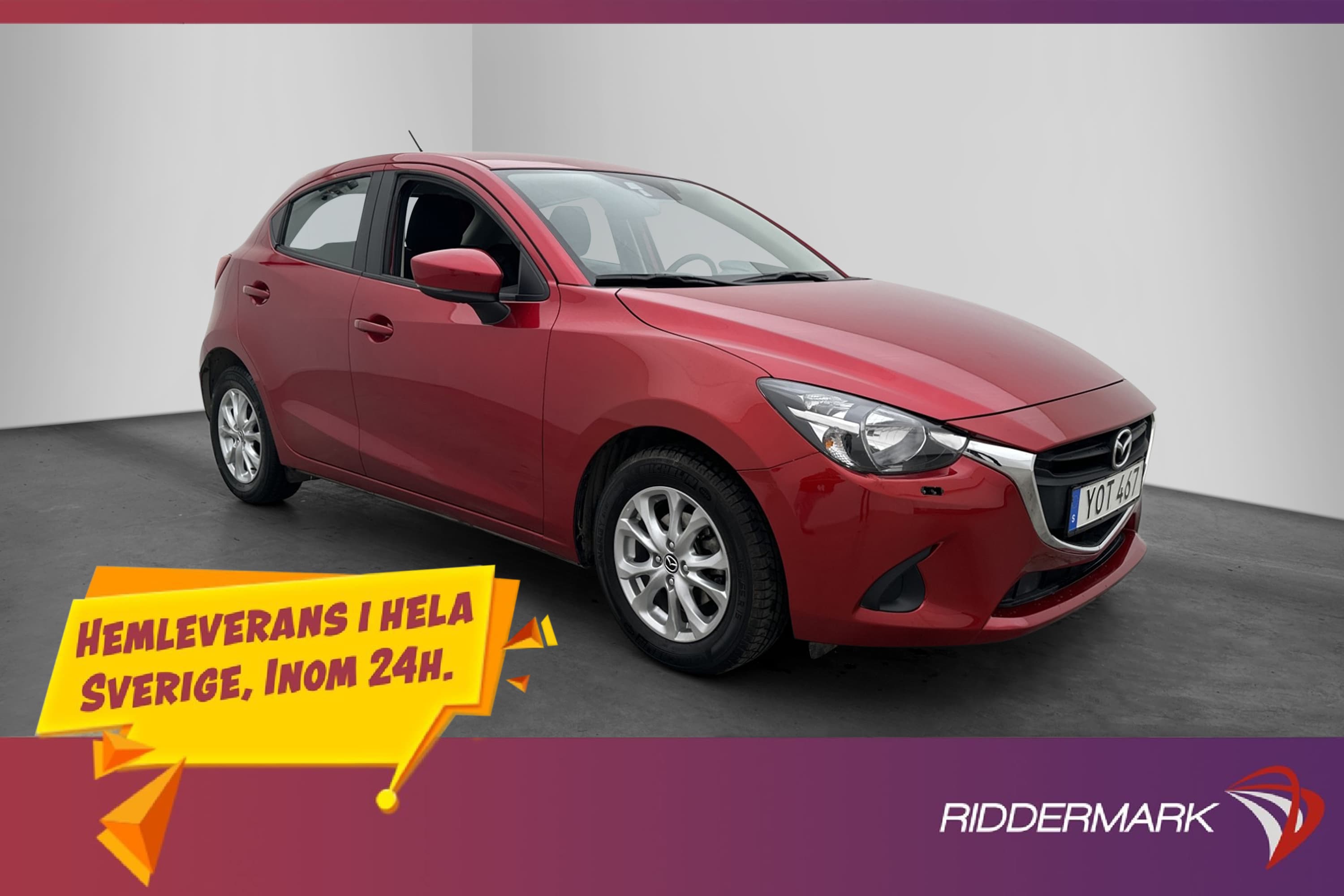 Mazda 2 1.5 SKYACTIV-G 90hk Välservad 1-Ägare PRISSÄNKT!!!!