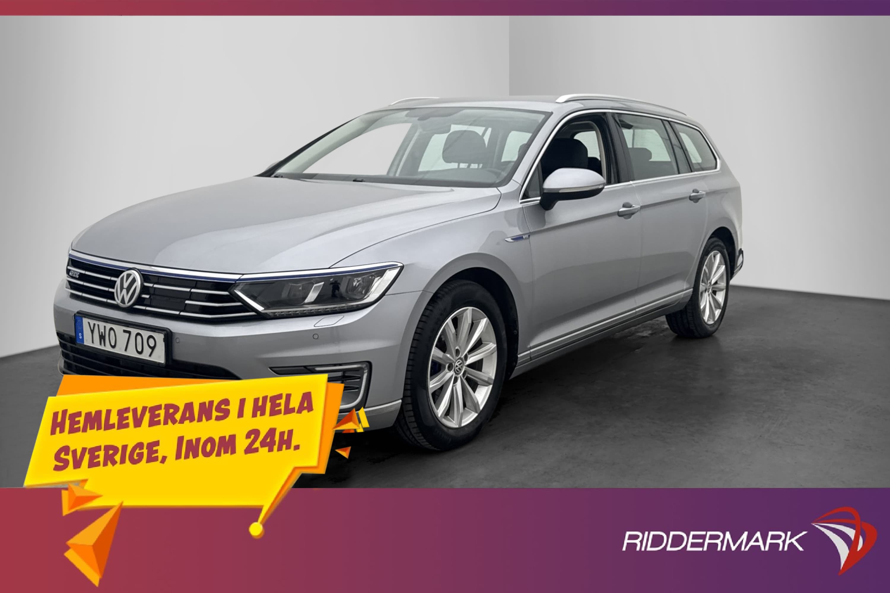 Volkswagen Passat GTE 218hk Värmare Kamera Dragkrok CarPlay