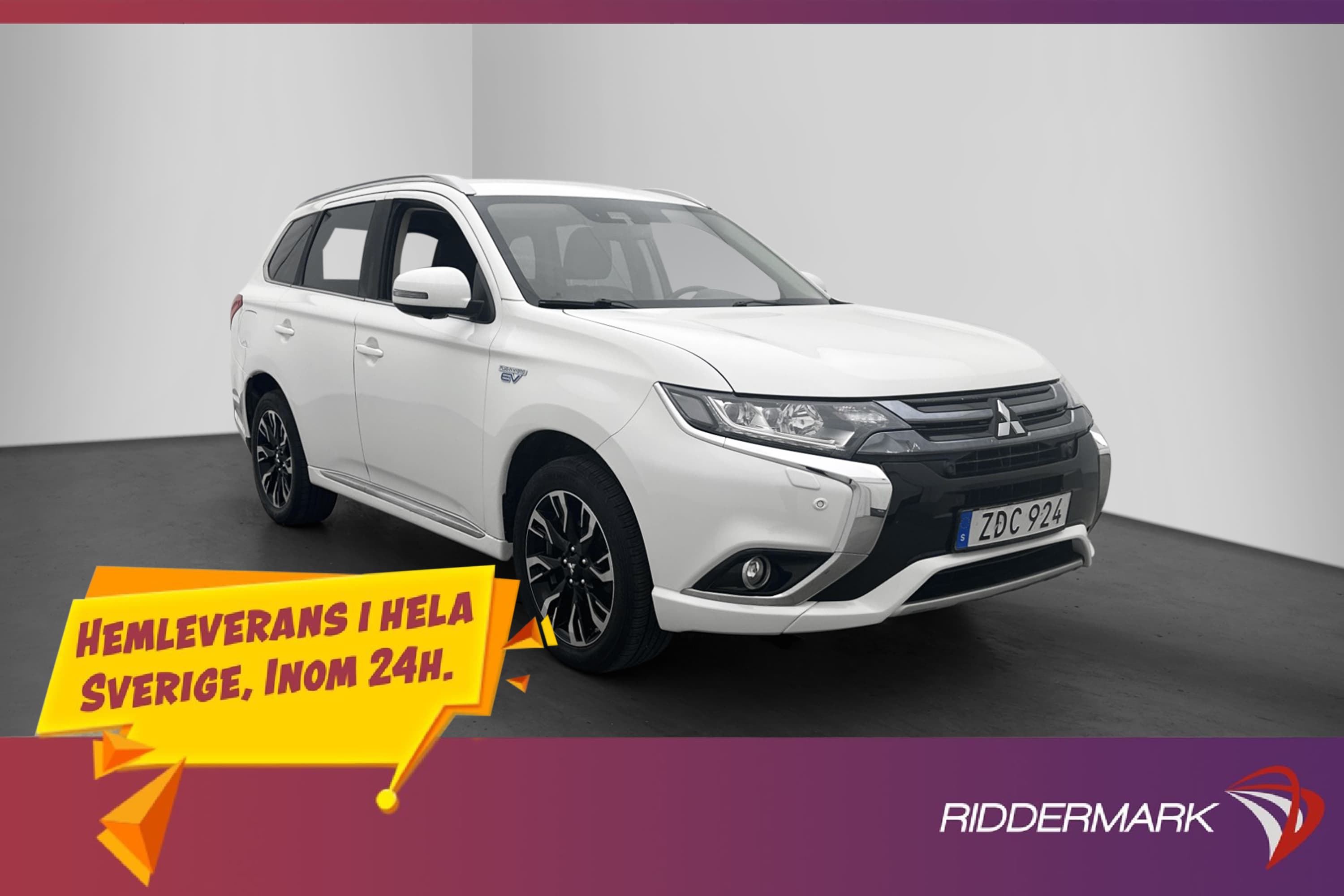 Mitsubishi Outlander PHEV 203hk 4WD Business 360° Skinn Drag