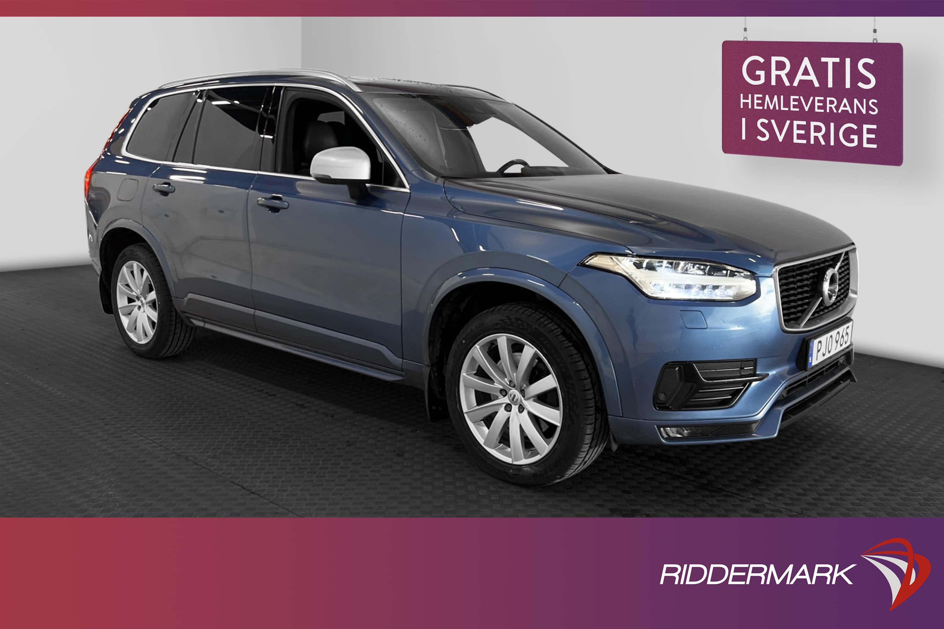 Volvo XC90 D5 AWD 235hk R-Design 7-sits Pano B&W VOC Drag