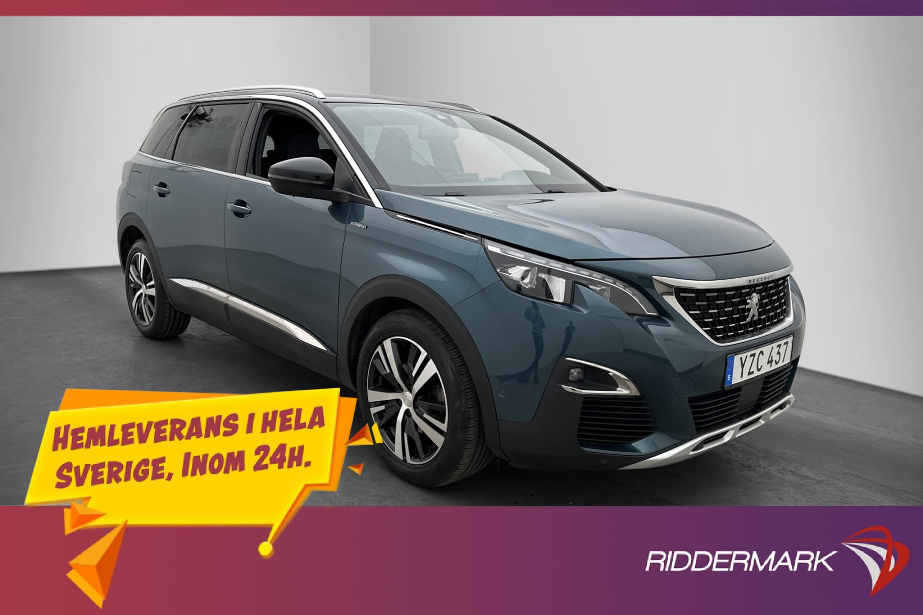 Peugeot 5008 165hk GT-Line 7-Sits Cockpit Värmare CarPlay