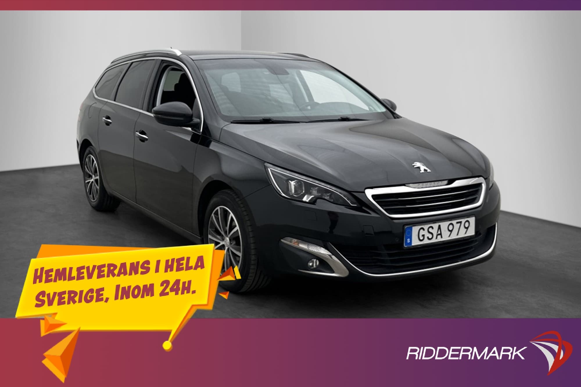 Peugeot 308 SW 131hk Allure Panorama Navi P-Sensorer Drag