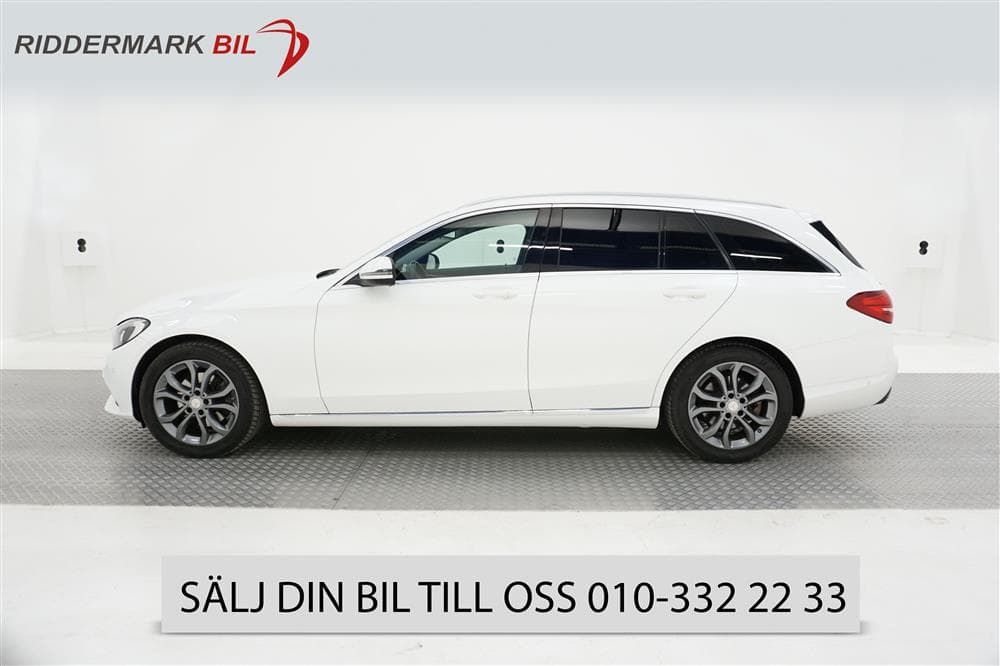 Mercedes C 220 d Kombi 170hk Halvskinn 