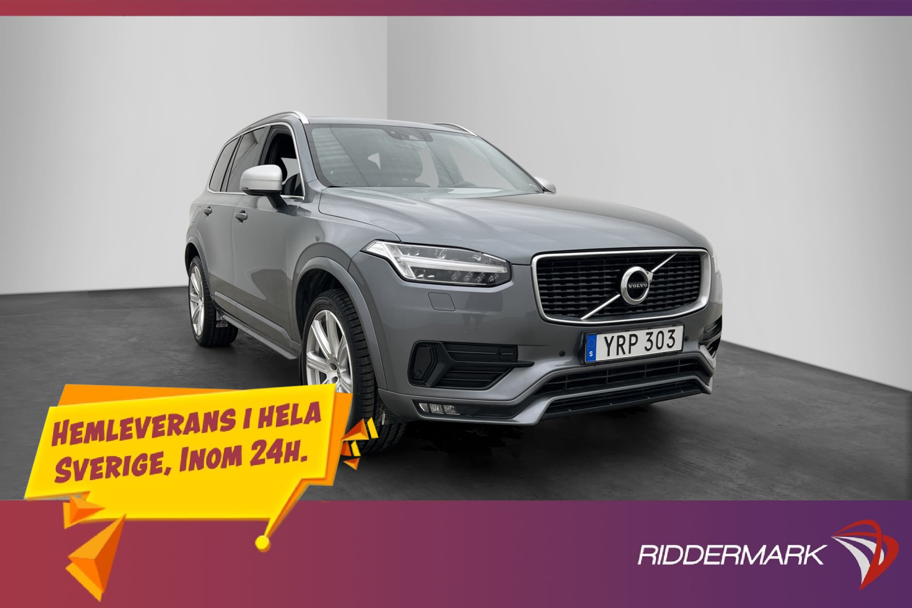 Volvo XC90 D5 AWD R-Design VOC Värmare Kamera Navi Dragkrok