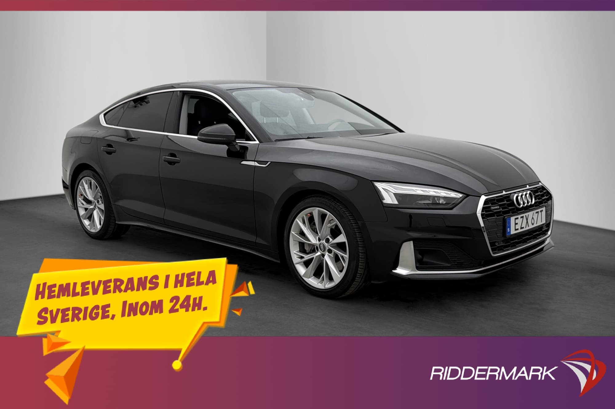 Audi A5 45 TFSI 245hk Quattro Comfort Kamera Sensorer