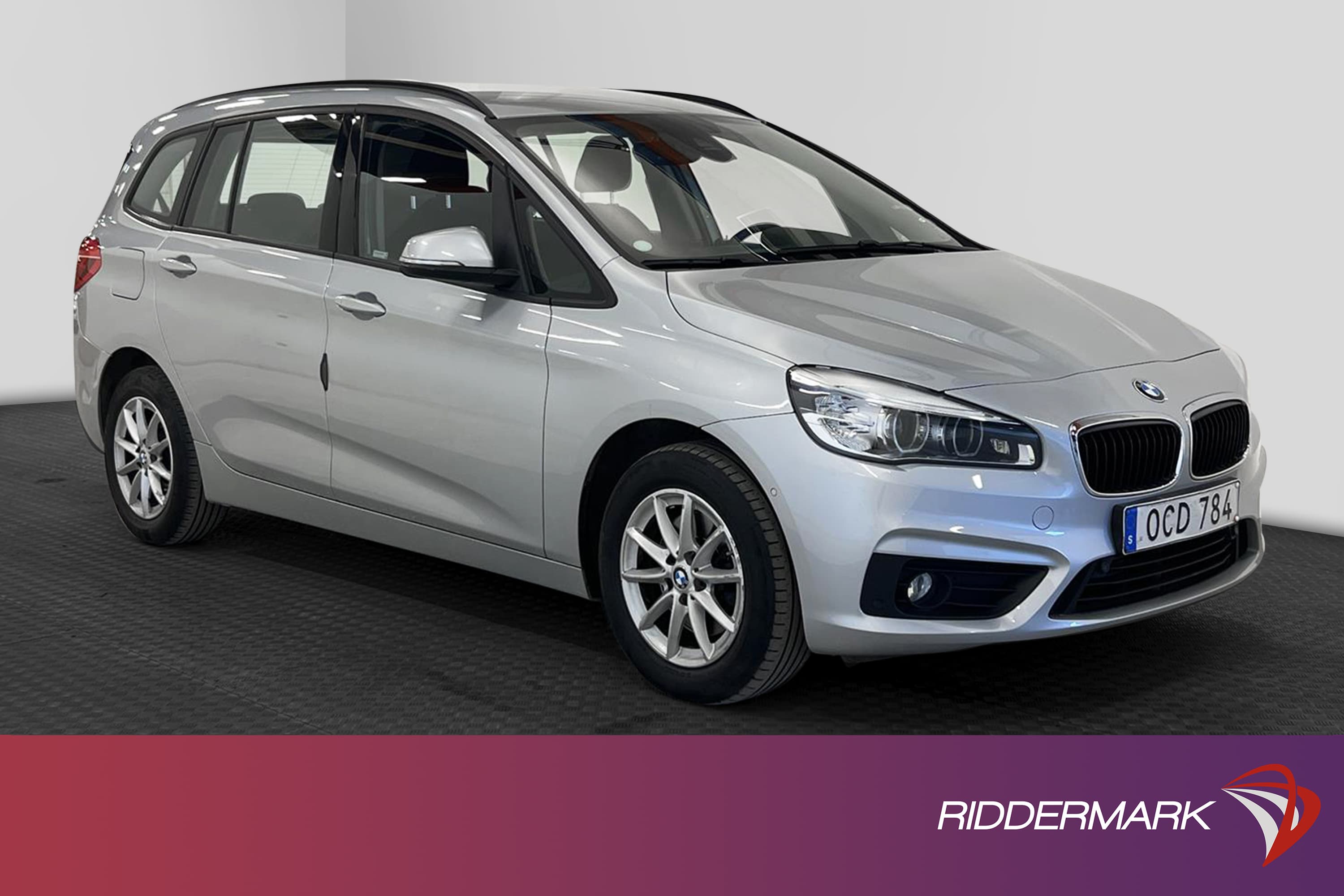 BMW 218i Gran Tourer 136hk 7 Sits Hifi B-Kam Låg Skatt