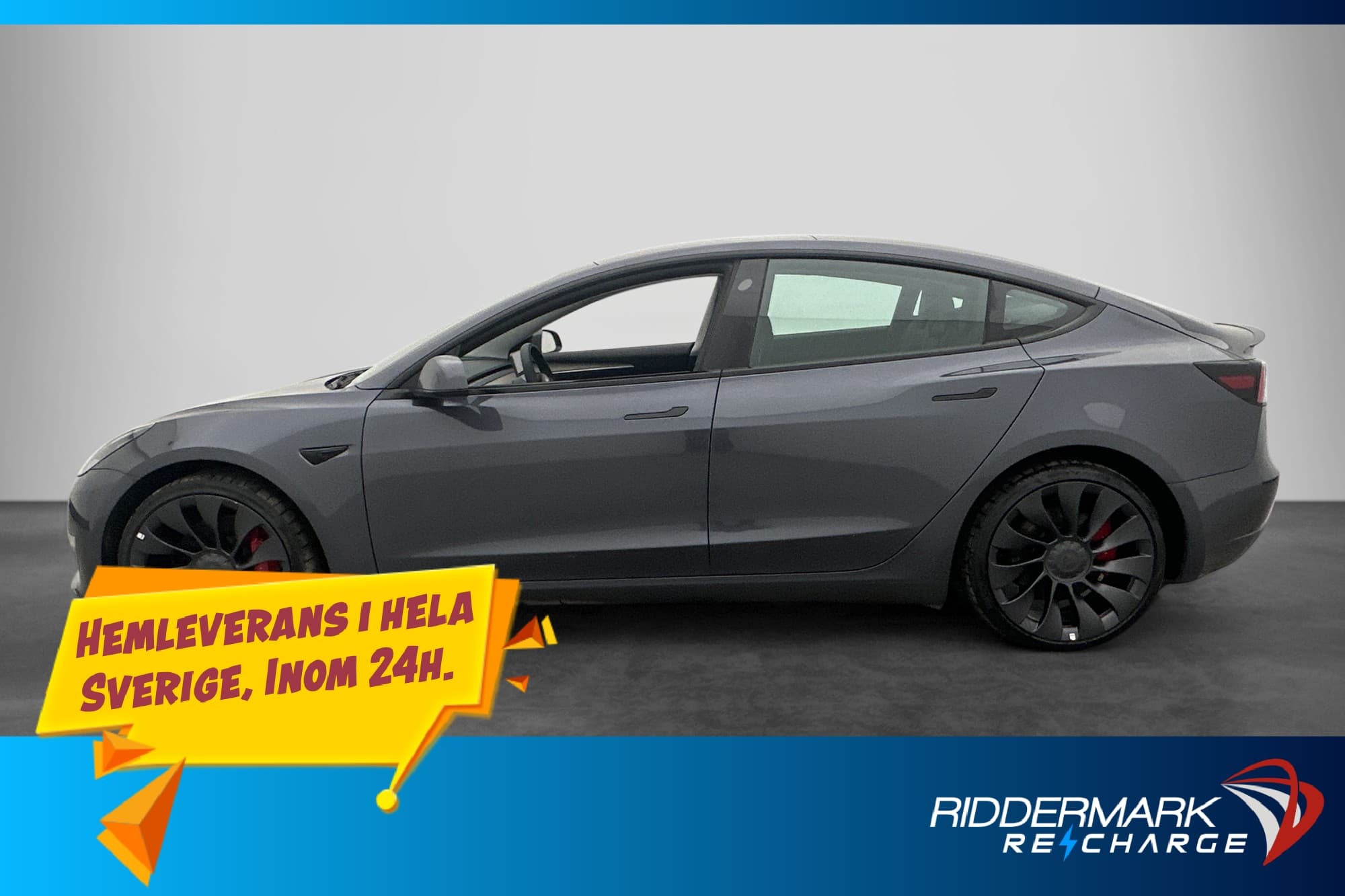 Tesla Model 3 Perfomance AWD Autopilot Svensksåld MOMS