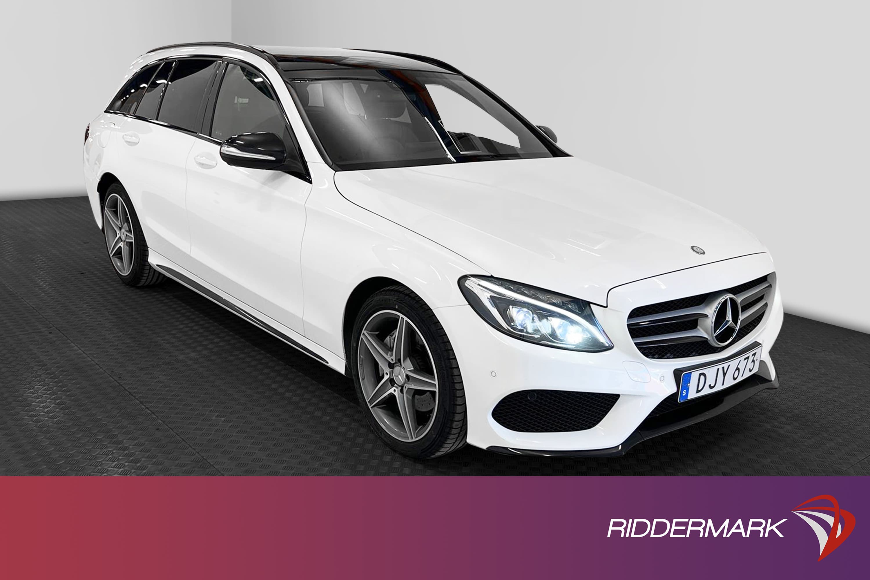 Mercedes-Benz C 220 T 170hk AMG Värmare Pano Burmester B-kam
