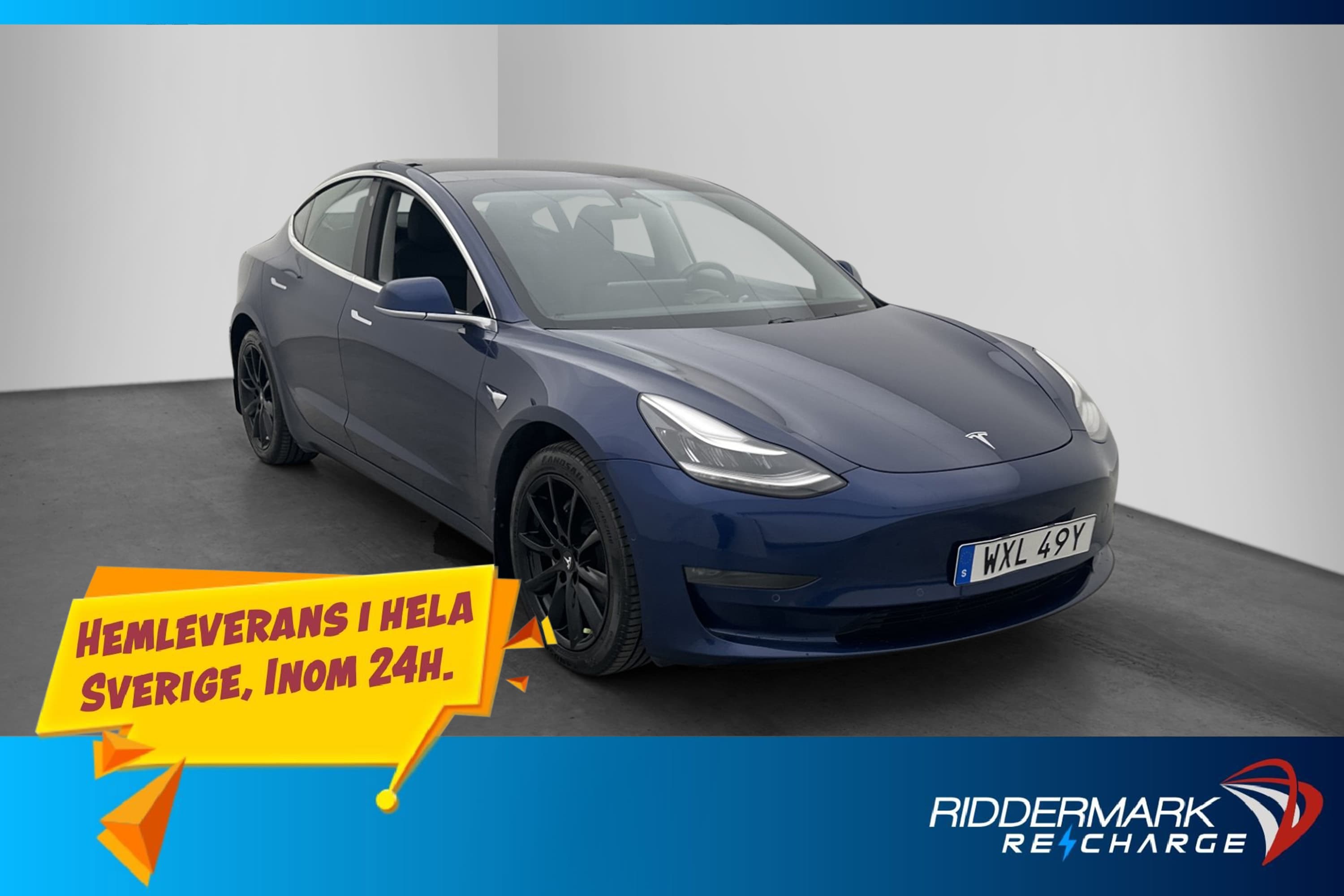 Tesla Model 3 Standard Range Plus Svensksåld Autopilot 