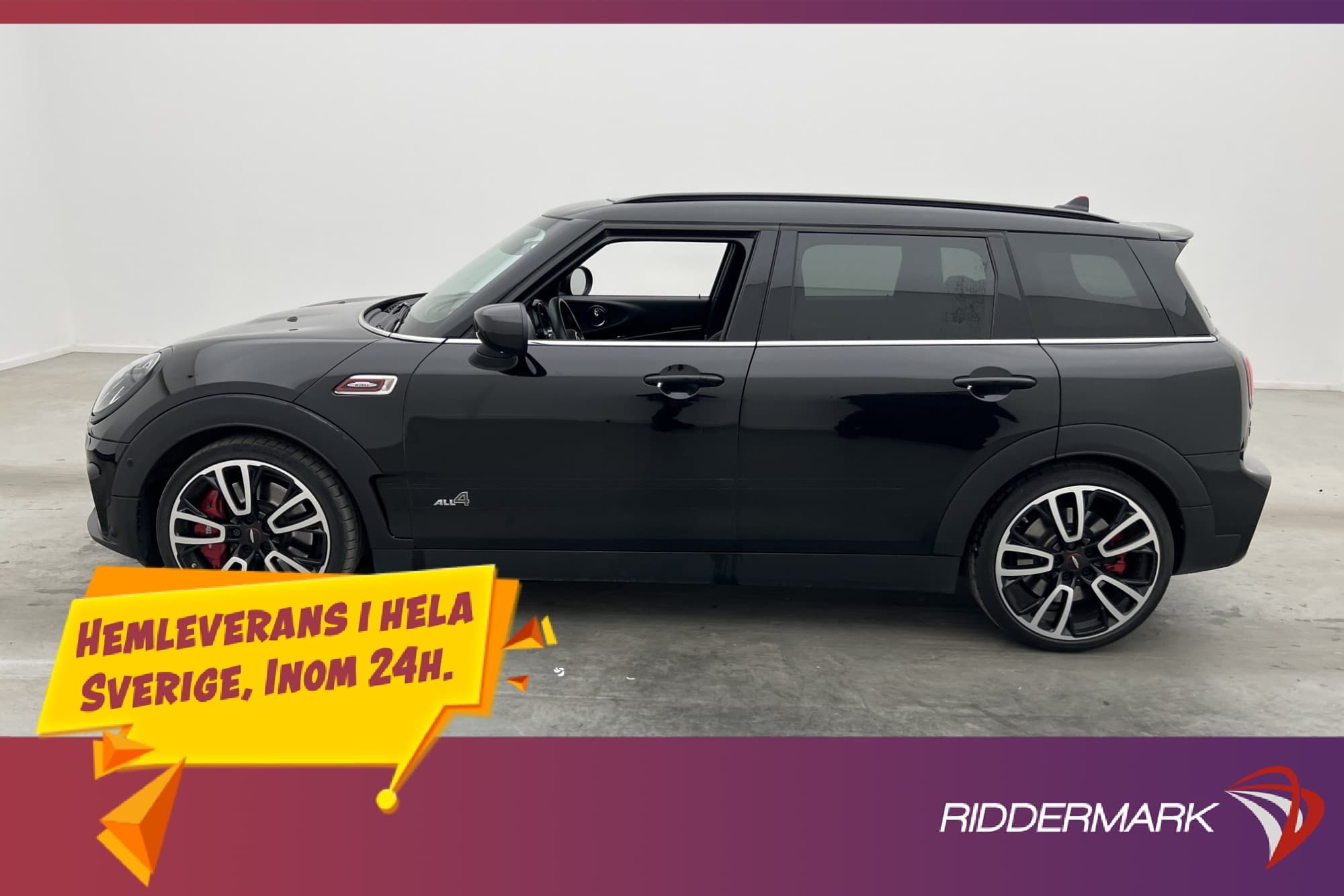 MINI Clubman 306hk ALL4 JCW Pano HUD Kamera Navi CarPlay