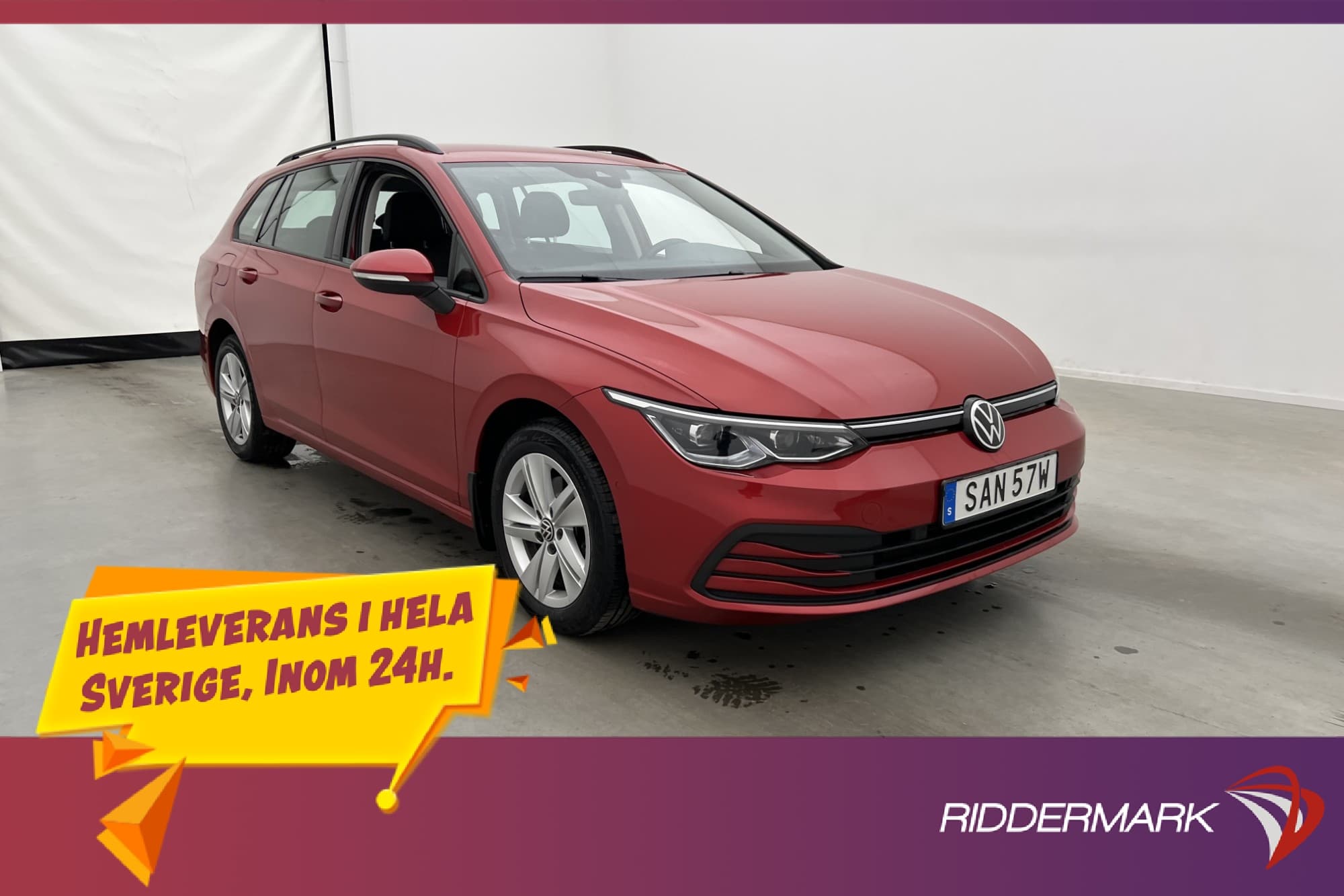 Volkswagen Golf 1.5 eTSI Kamera Värmare Rattvärme Drag MOMS