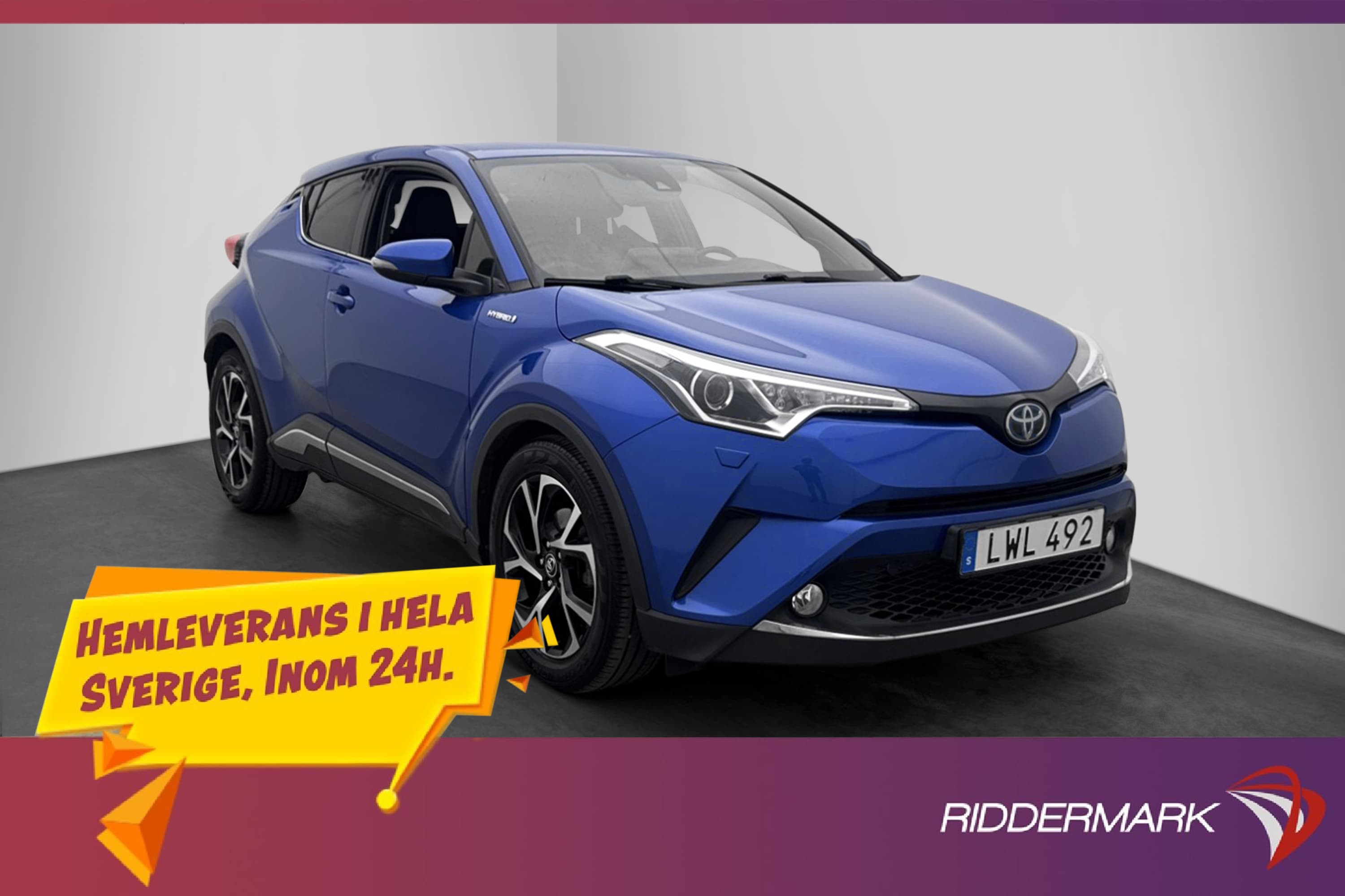 Toyota C-HR Hybrid 122hk X-Edition Drag JBL Kamera Skinn