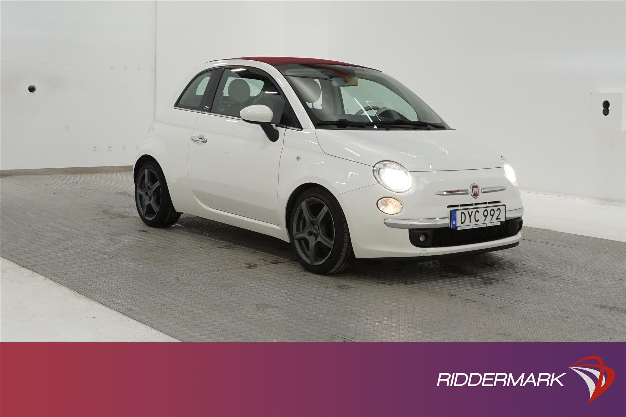 Fiat 500C 1.2 69hk Lounge Låg Skatt 0,48L/mil