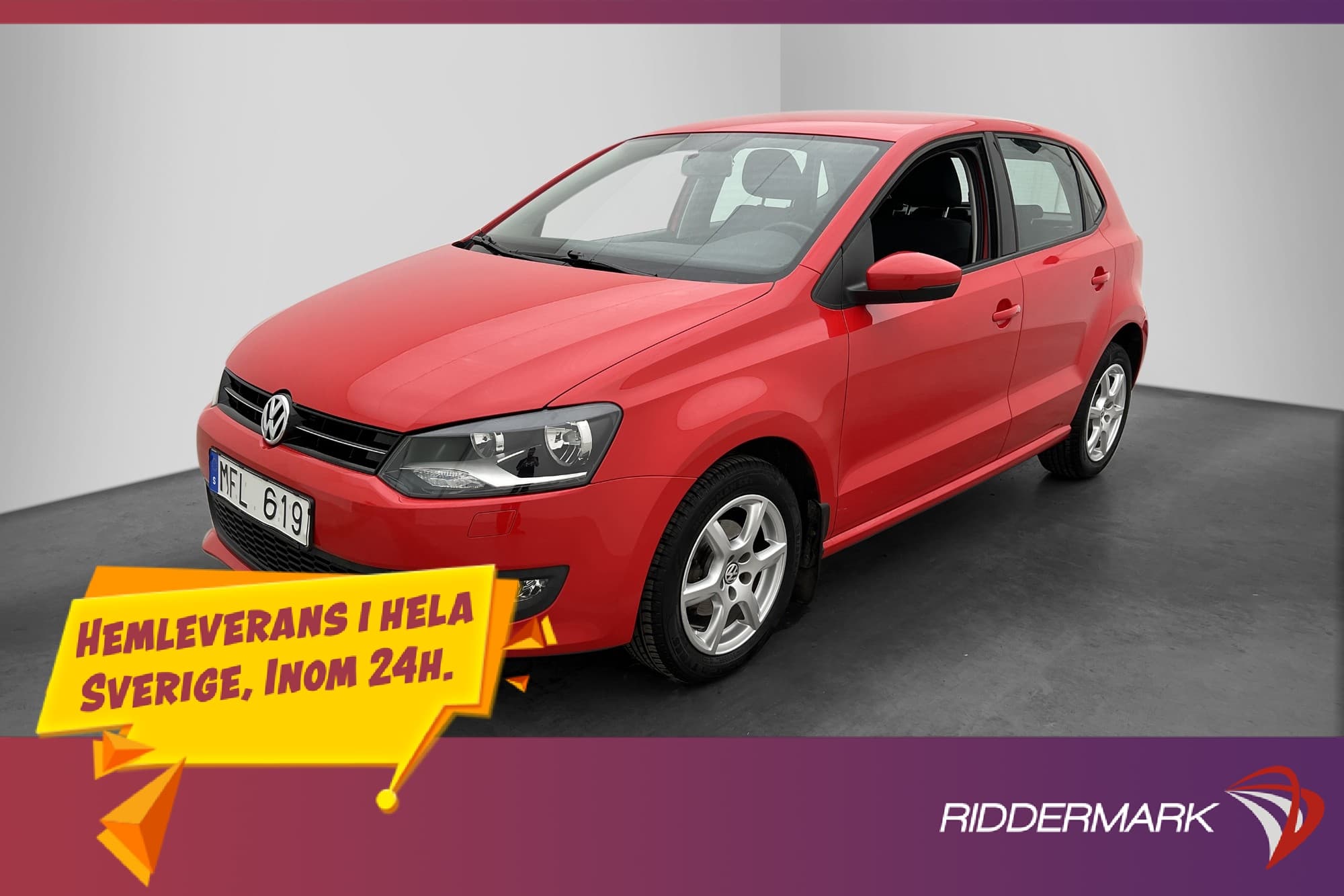 Volkswagen Polo 1.2 TSI 90hk 1-ÄGARE Billigt ägande