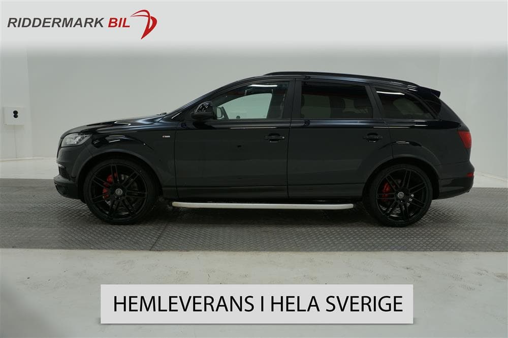 Audi Q7 3.0 TDI V6 Q S-Line 7-Sits 245hk Pano D-Värm Bose